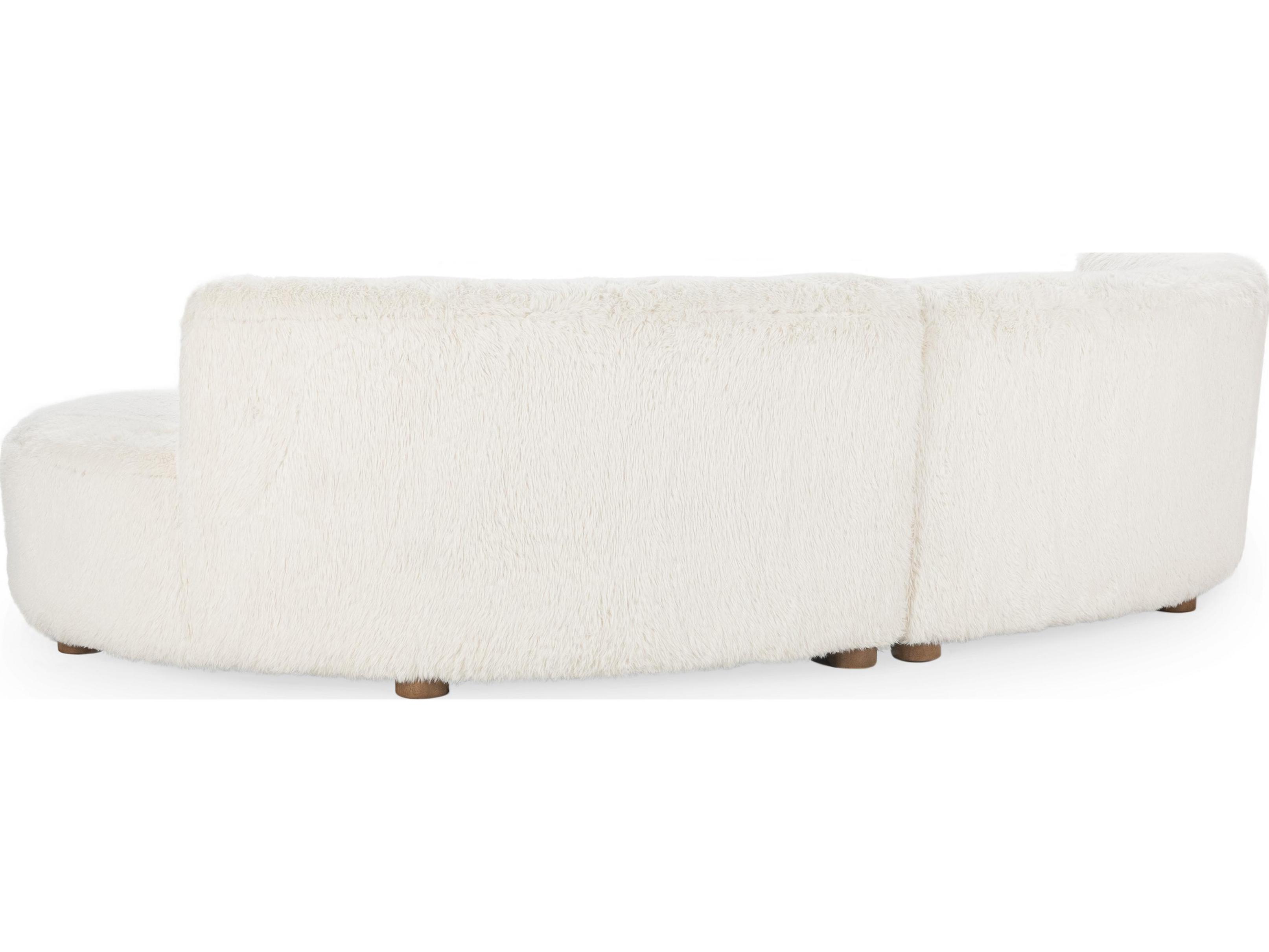 Classic Home Octavia Cream Upholstered Sectional Sofa