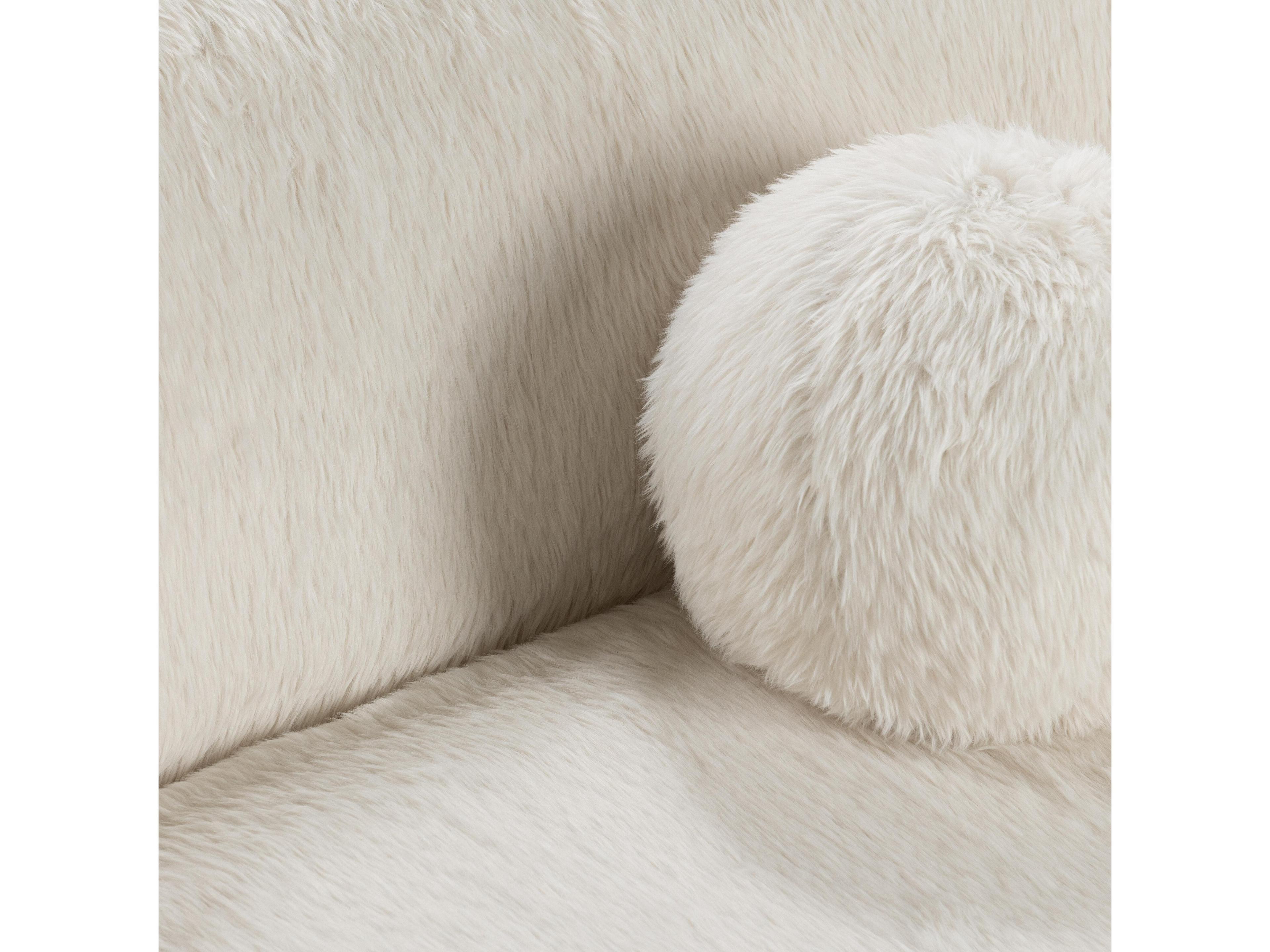 Classic Home Octavia Cream Upholstered Sectional Sofa