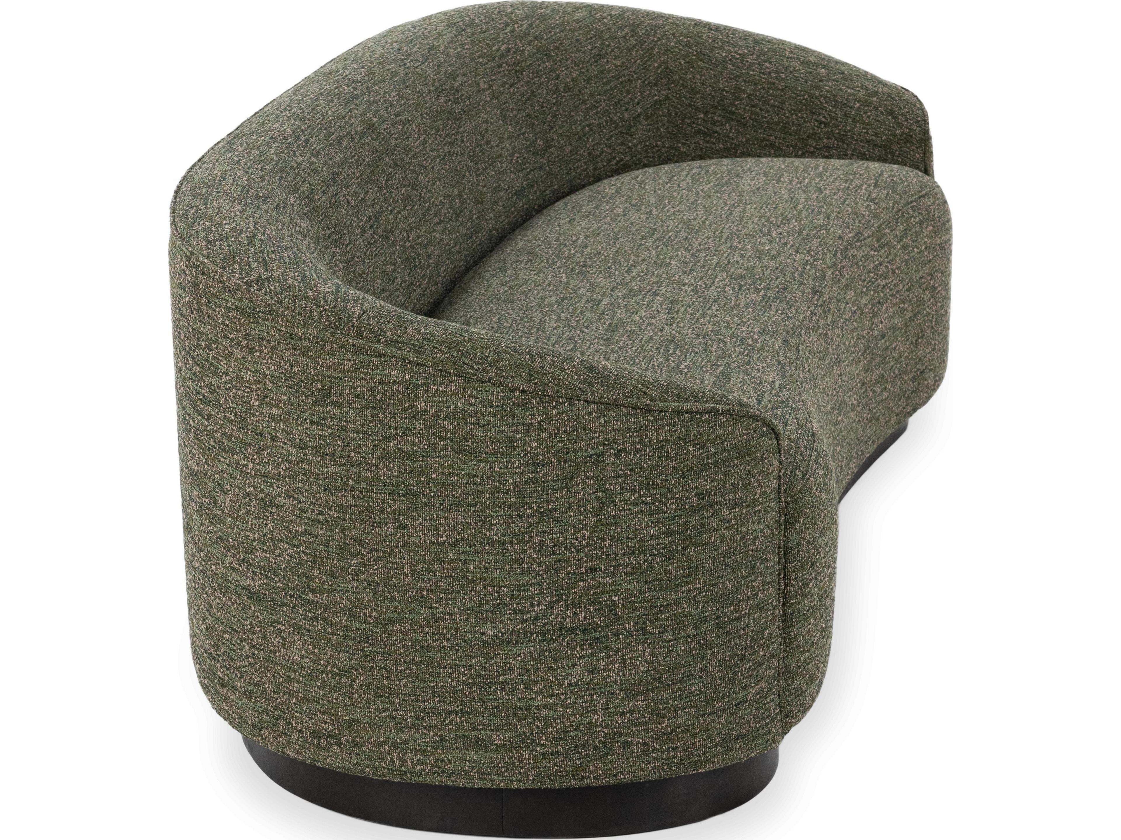 Classic Home Beverly Antique Green Upholstered Sofa