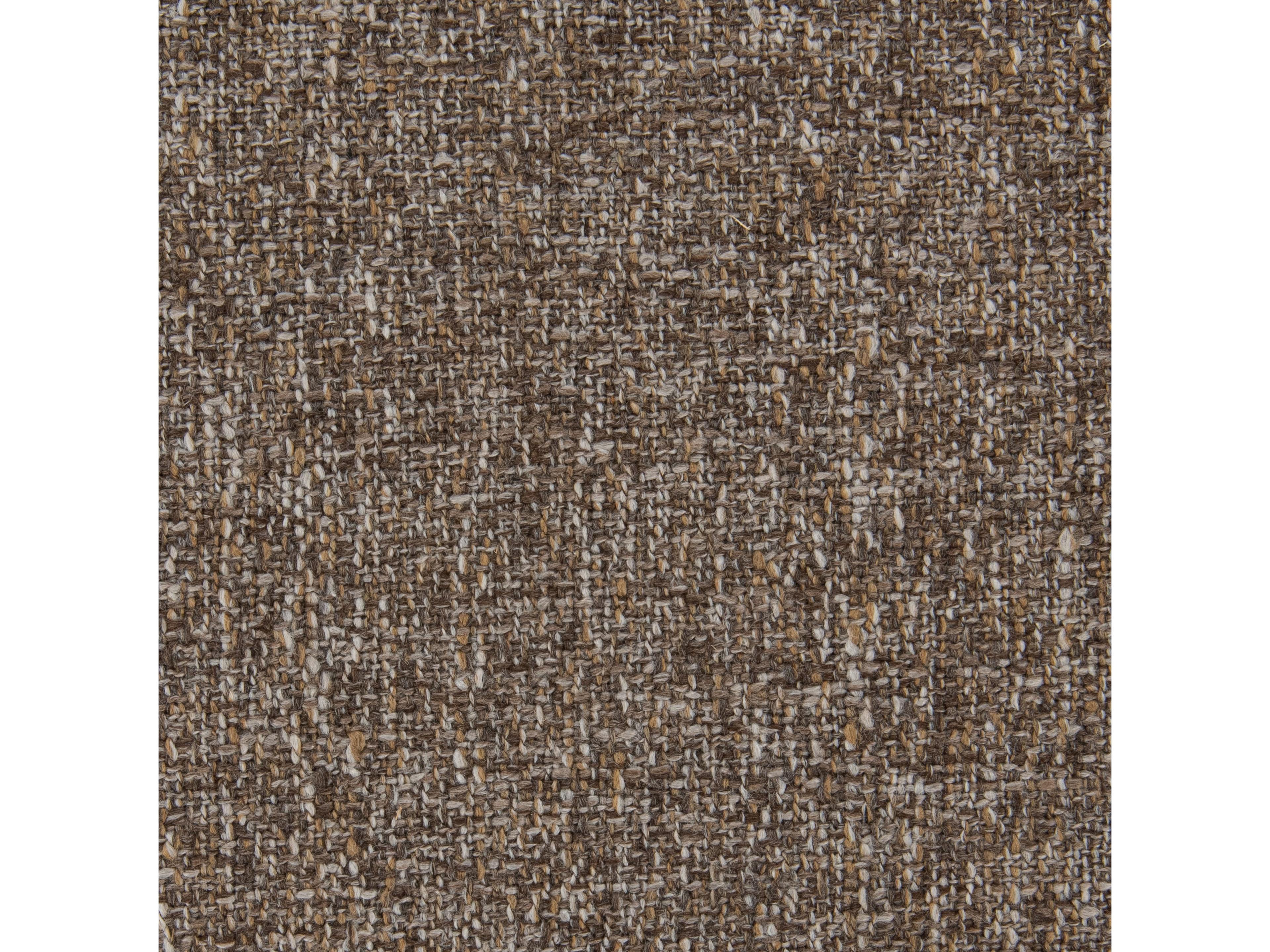 Classic Home Sierra Bronzed Cocoa Brown Upholstered Ottoman