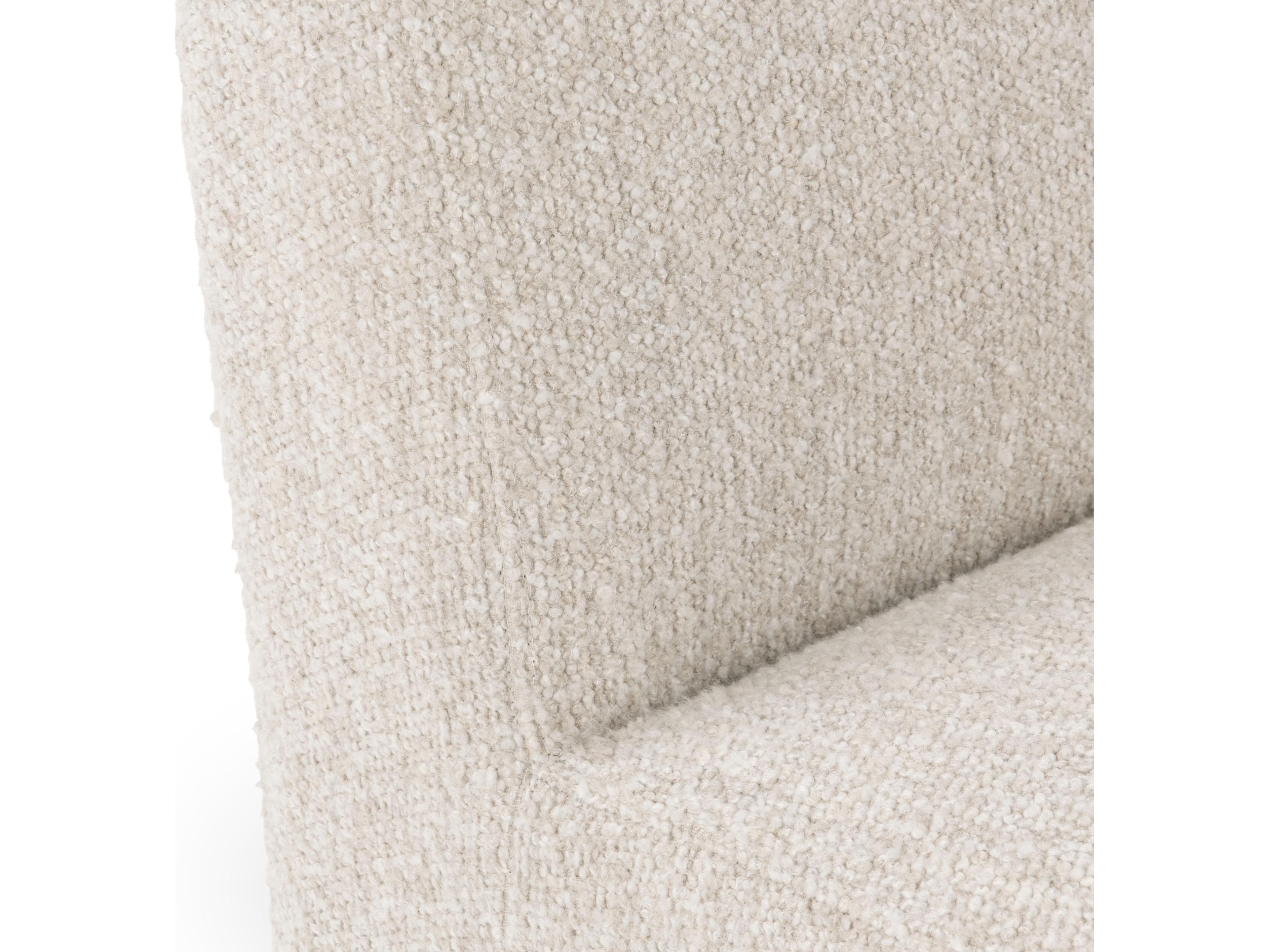 Classic Home Brighton Beige Upholstered Armless Dining Chair