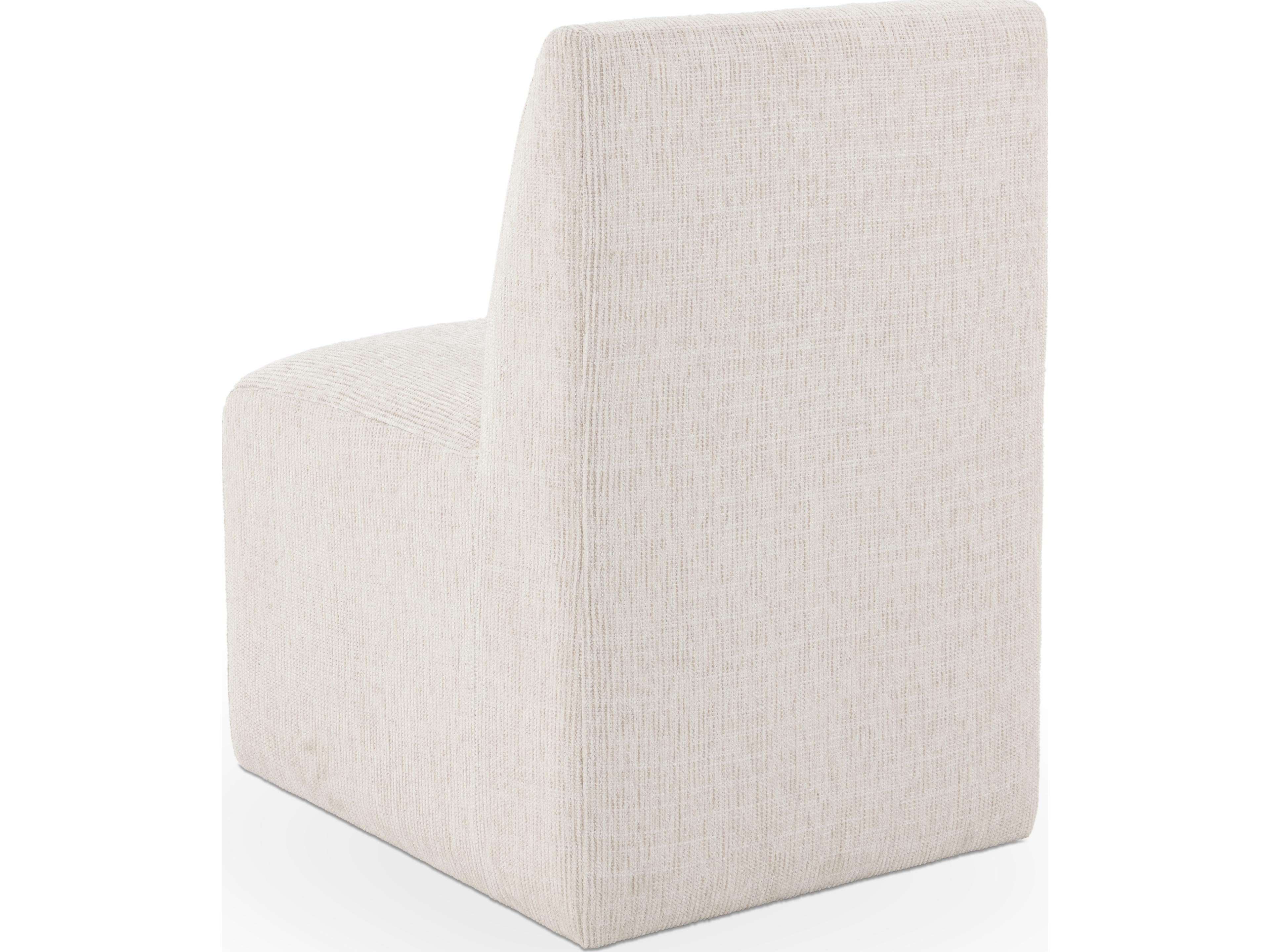 Classic Home Brighton Beige Upholstered Armless Dining Chair