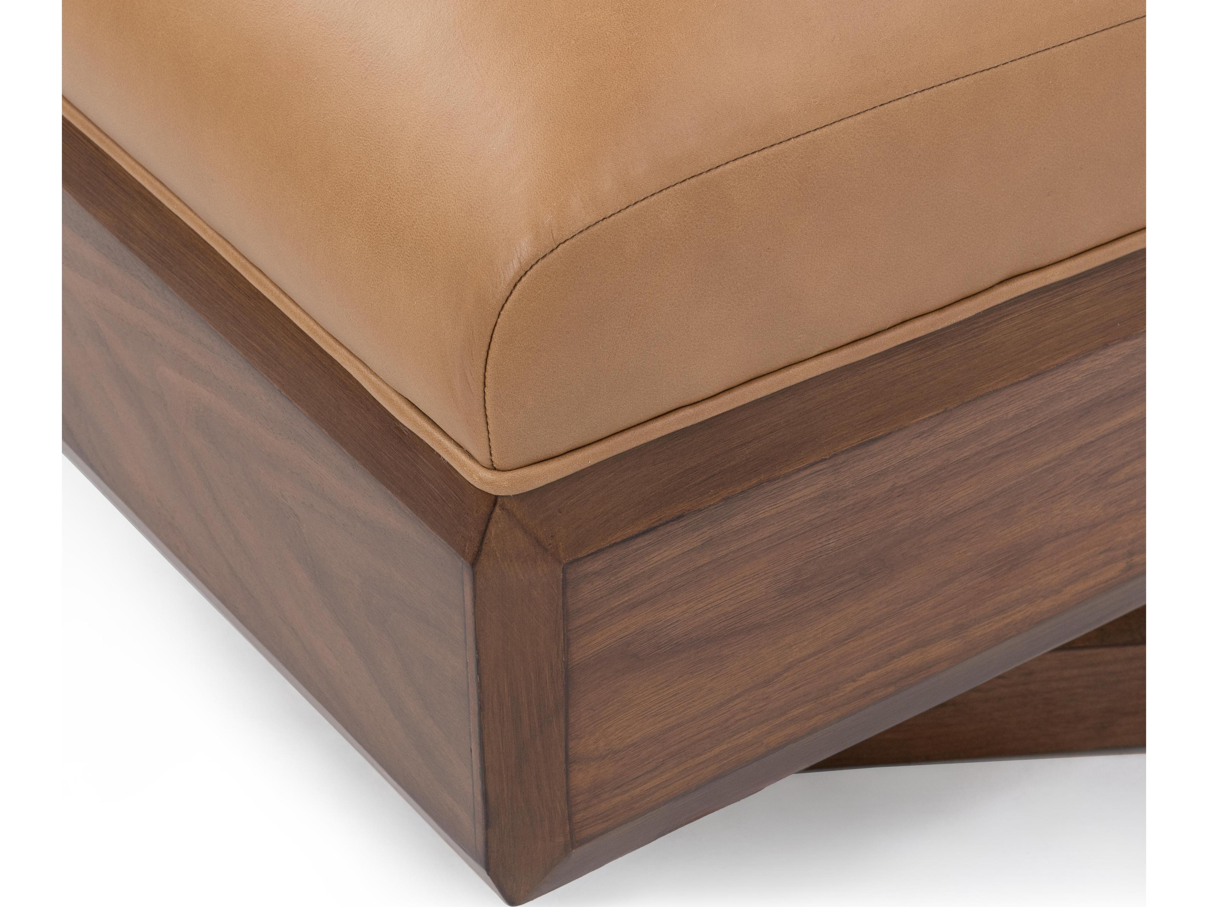 Classic Home Myla Swivel Tan Leather Accent Chair