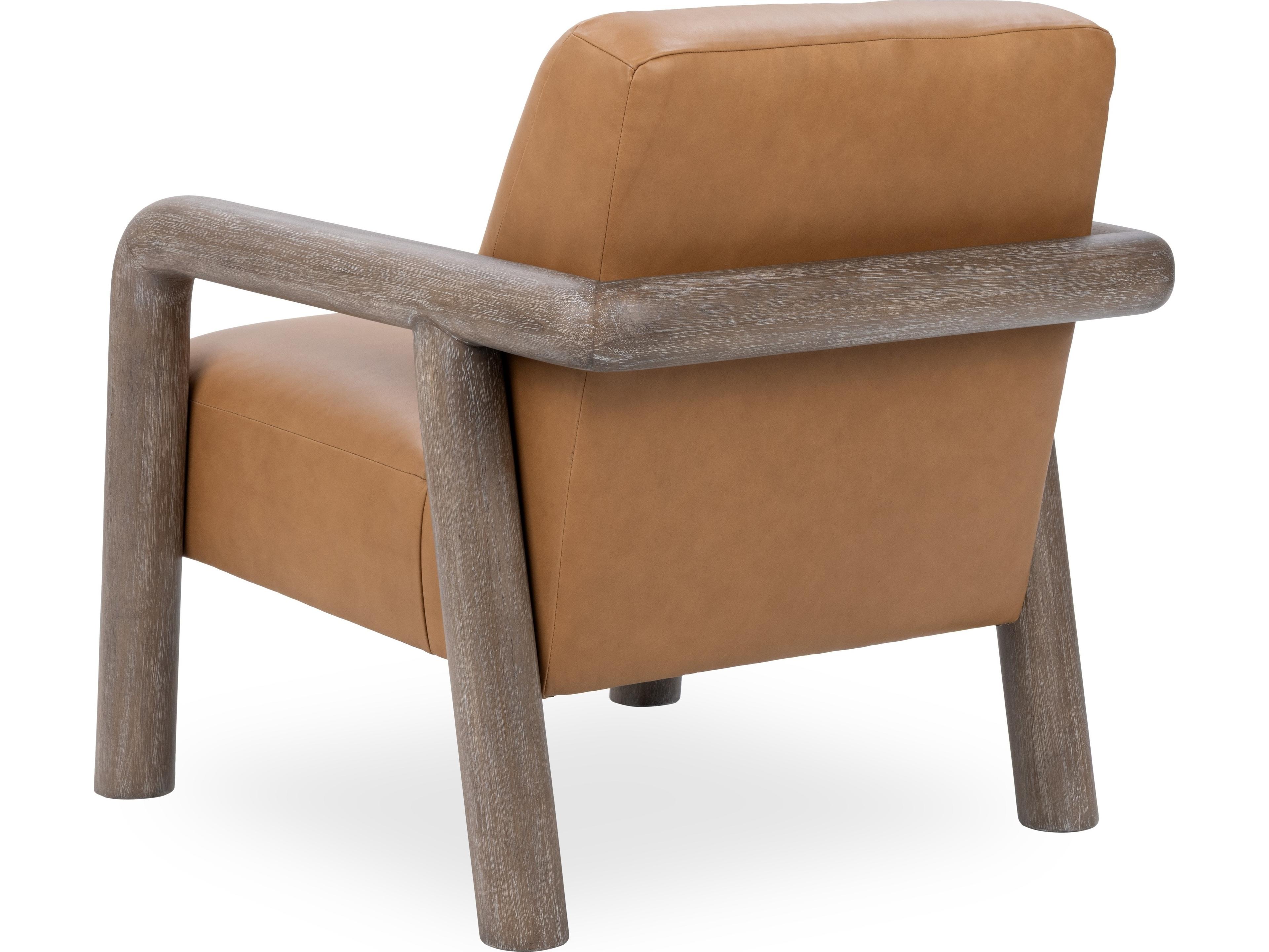 Classic Home Reyna Tan Leather Accent Chair