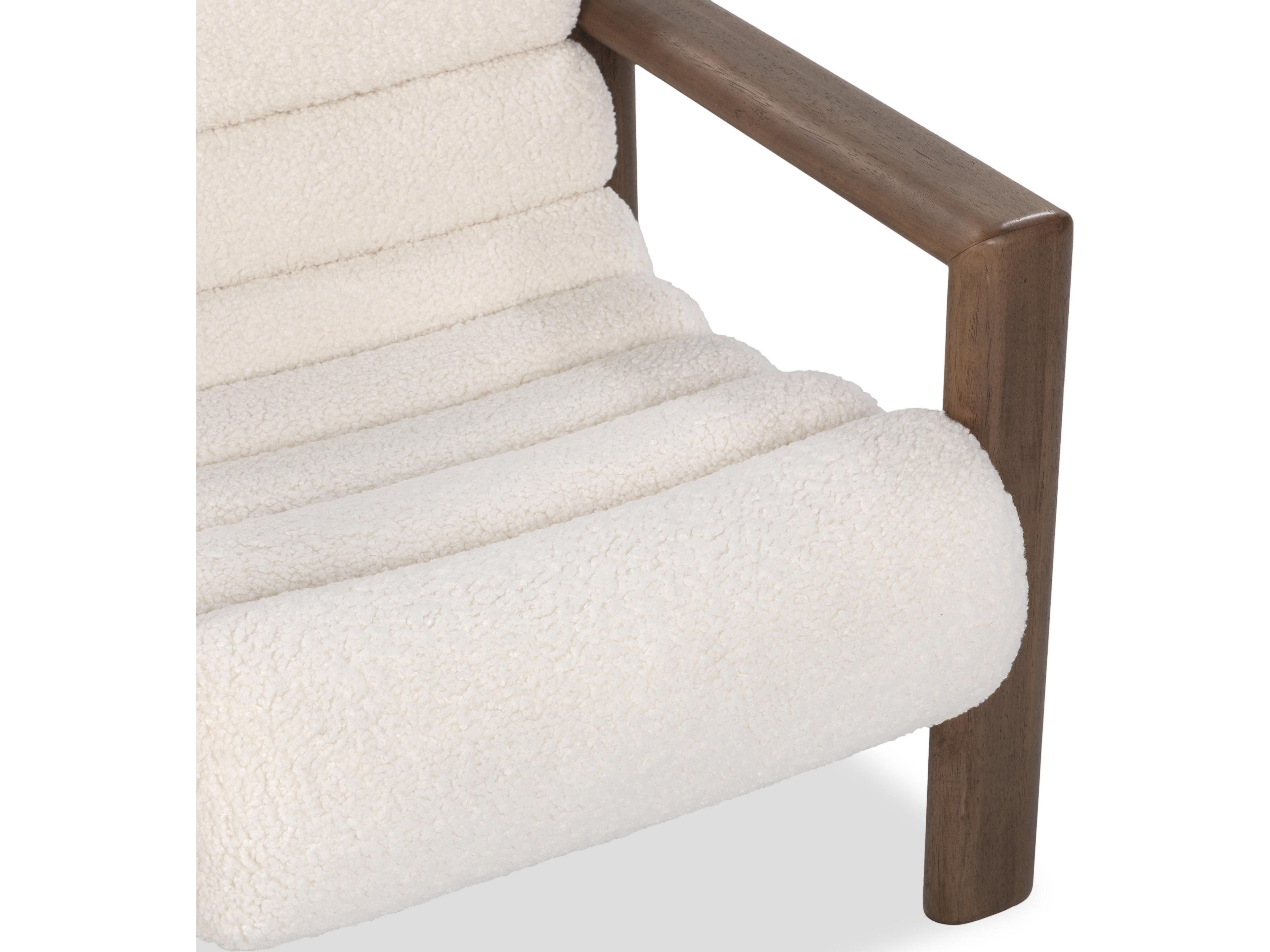 Classic Home Dahlia Cream Accent Chair