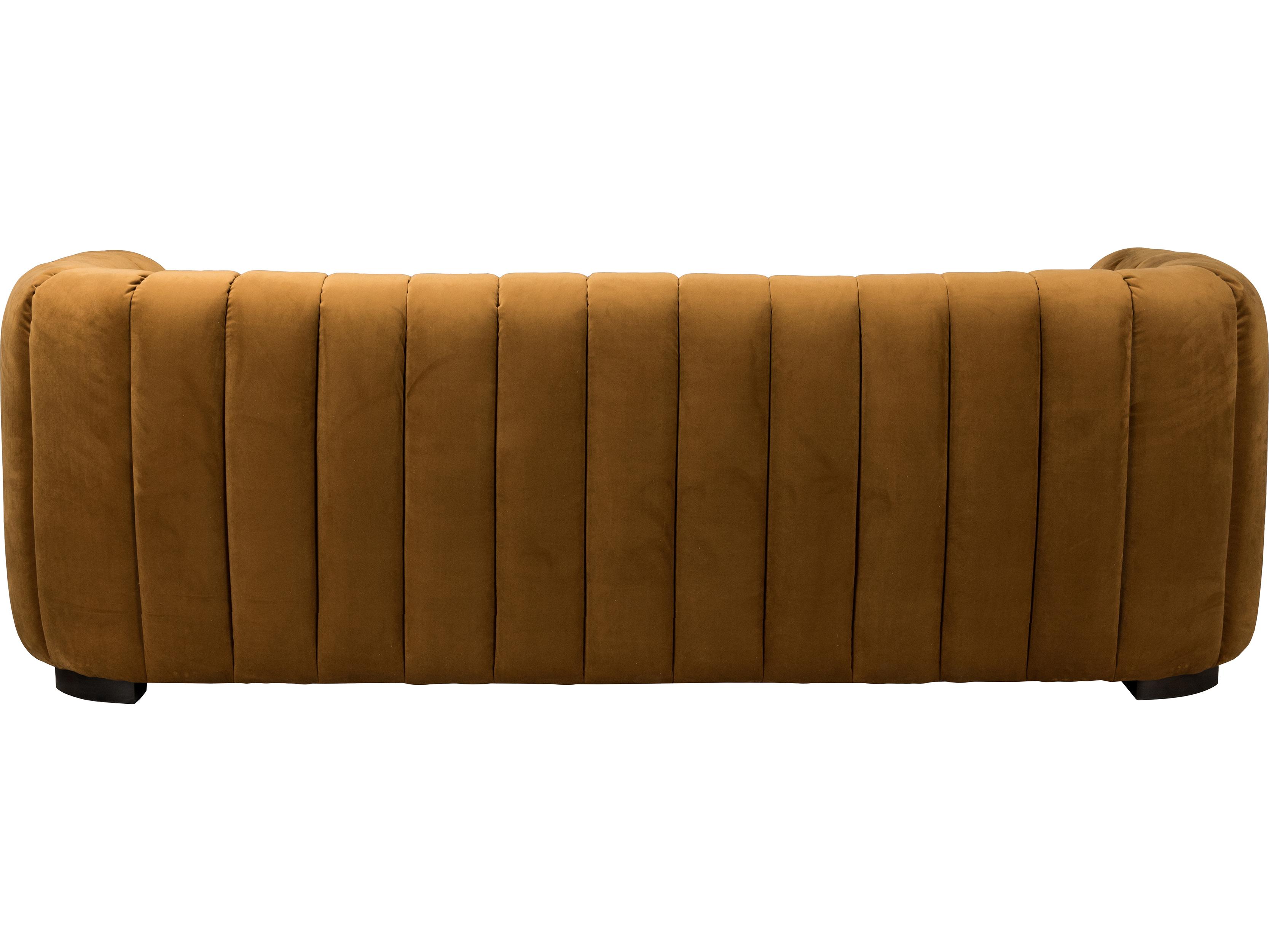 Classic Home Claire Bronze Velvet Upholstered Sofa