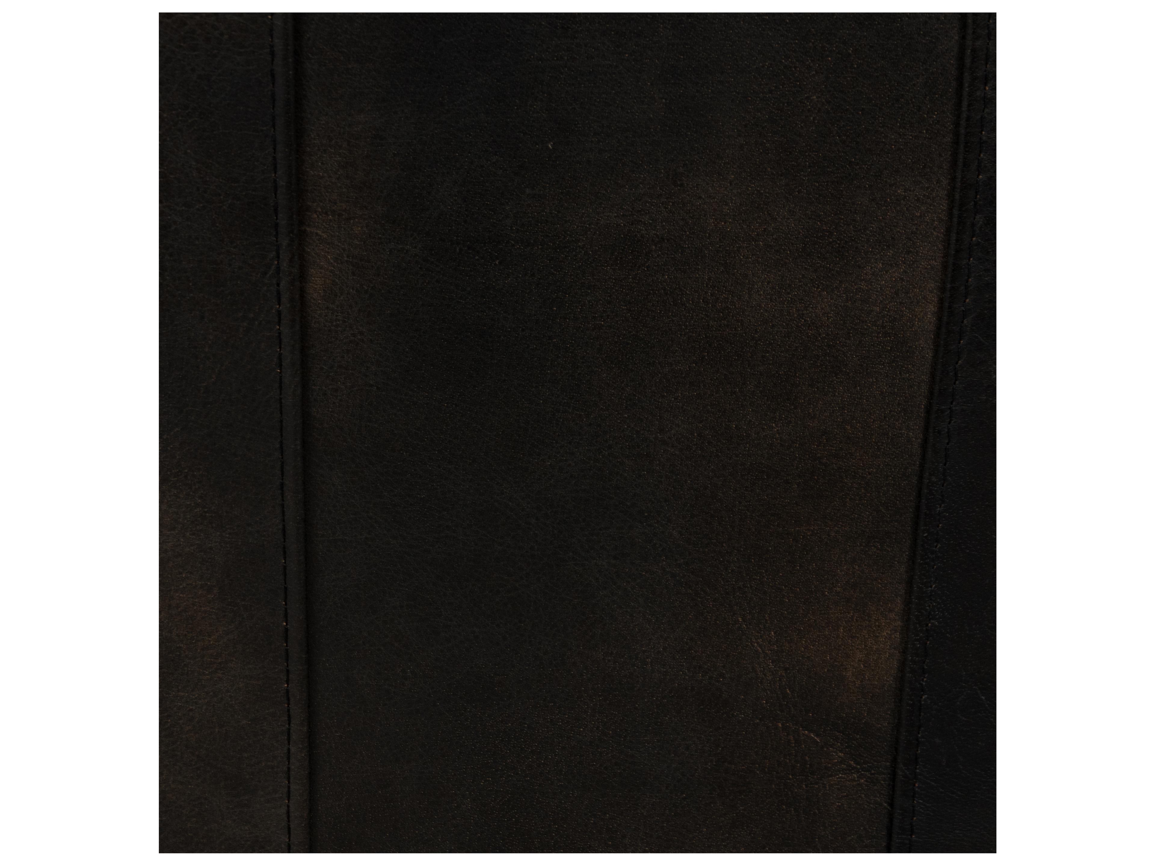 Classic Home Christopher Black Leather Accent Chair