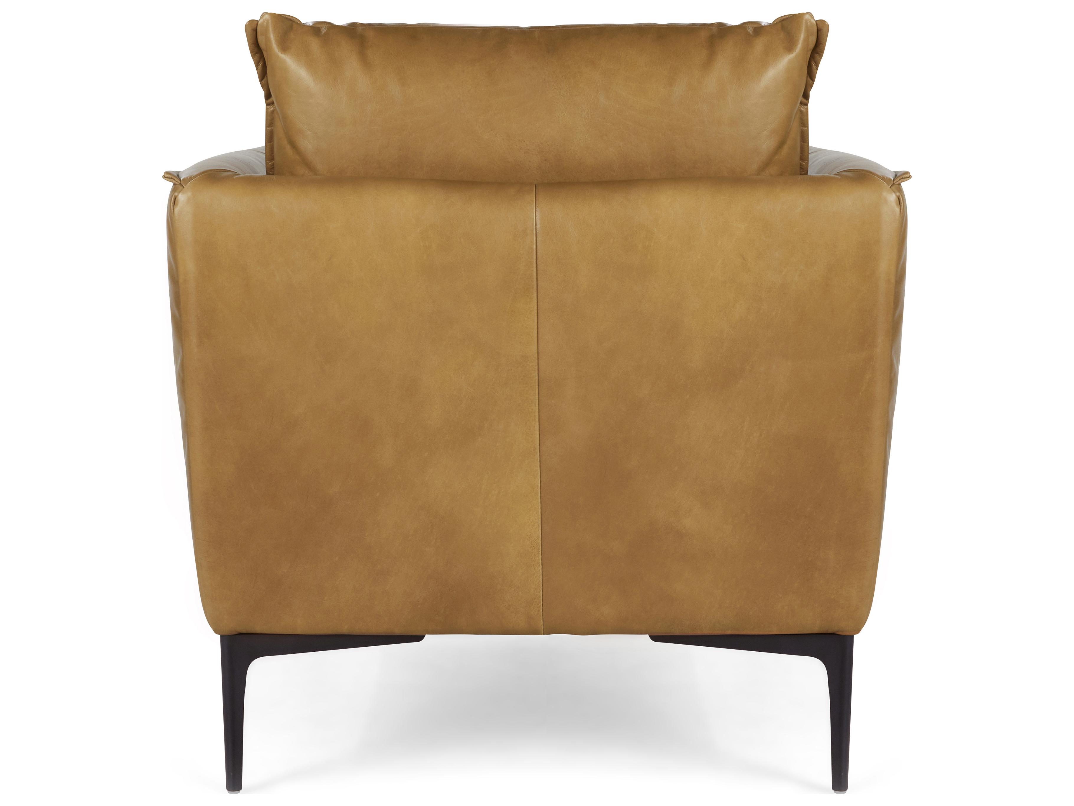 Classic Home Abigail Black Leather Club Chair