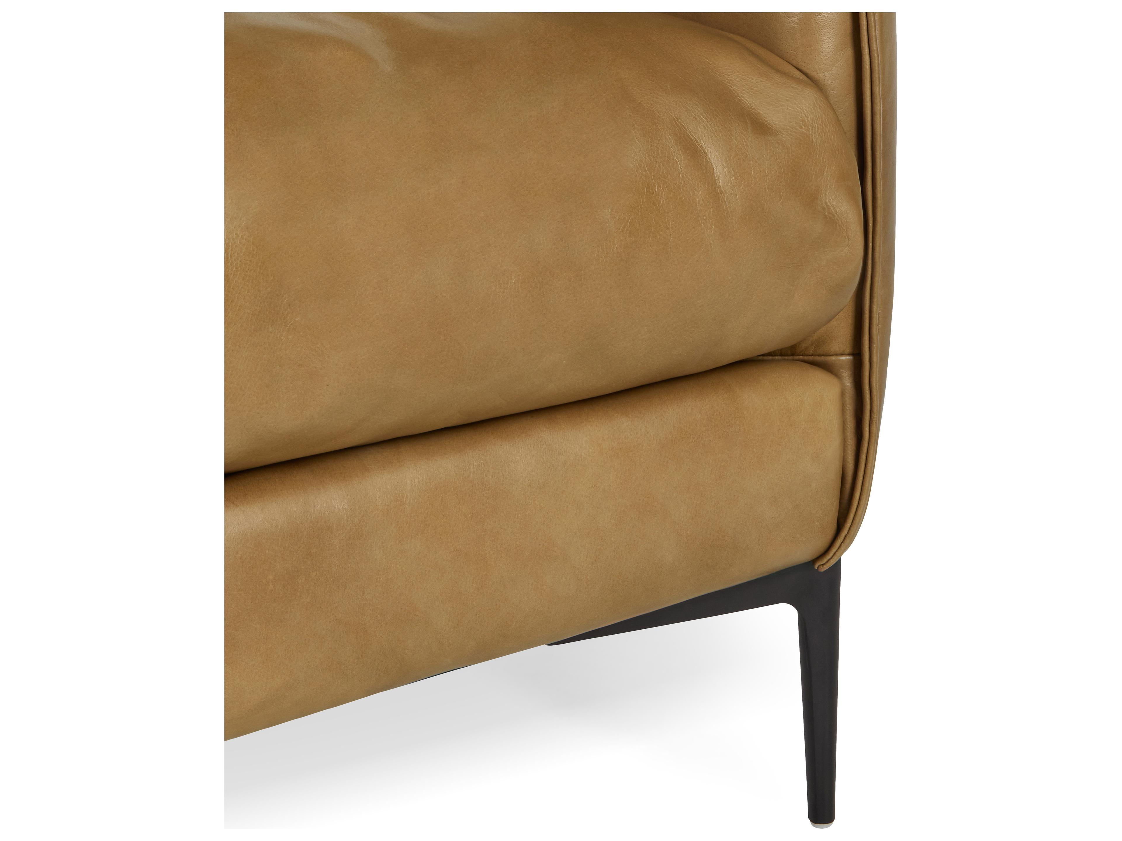 Classic Home Abigail Black Leather Club Chair