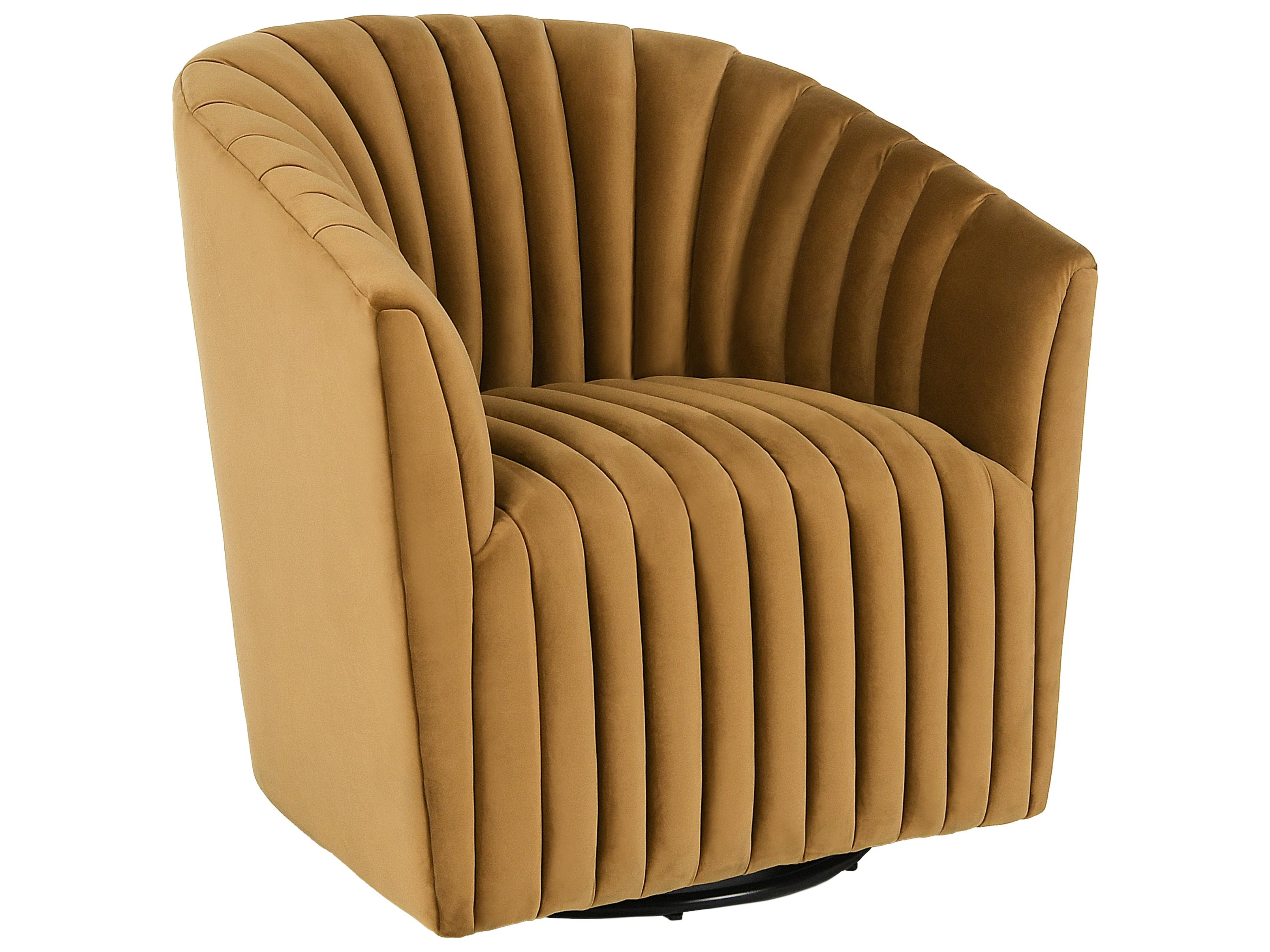 Classic Home Arline Swivel Bronze Accent Chair
