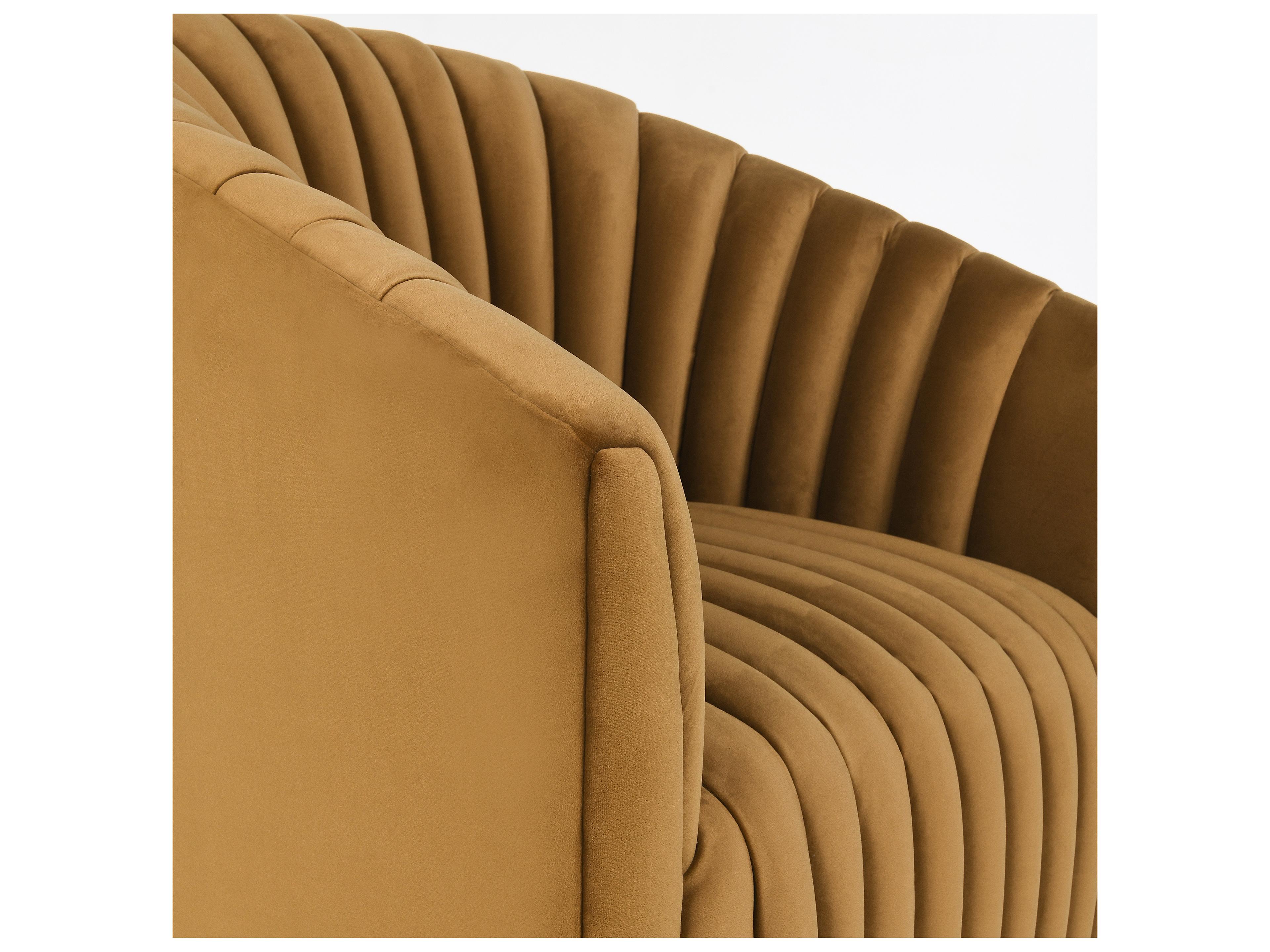 Classic Home Arline Swivel Bronze Accent Chair