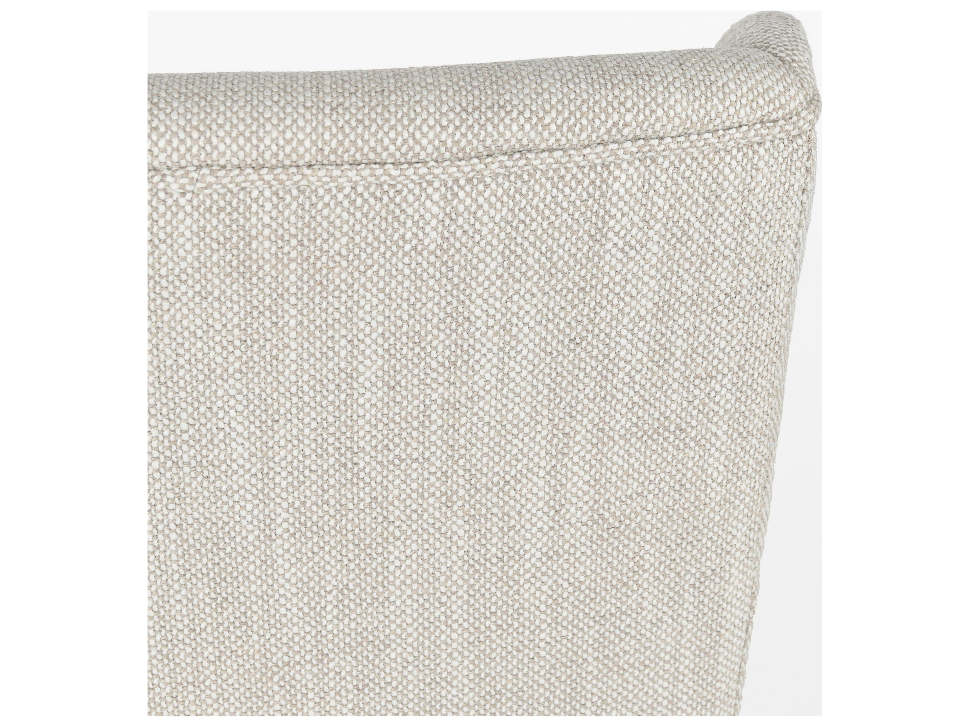 Classic Home Melrose Birch Wood Natural Upholstered Armless Dining Chair