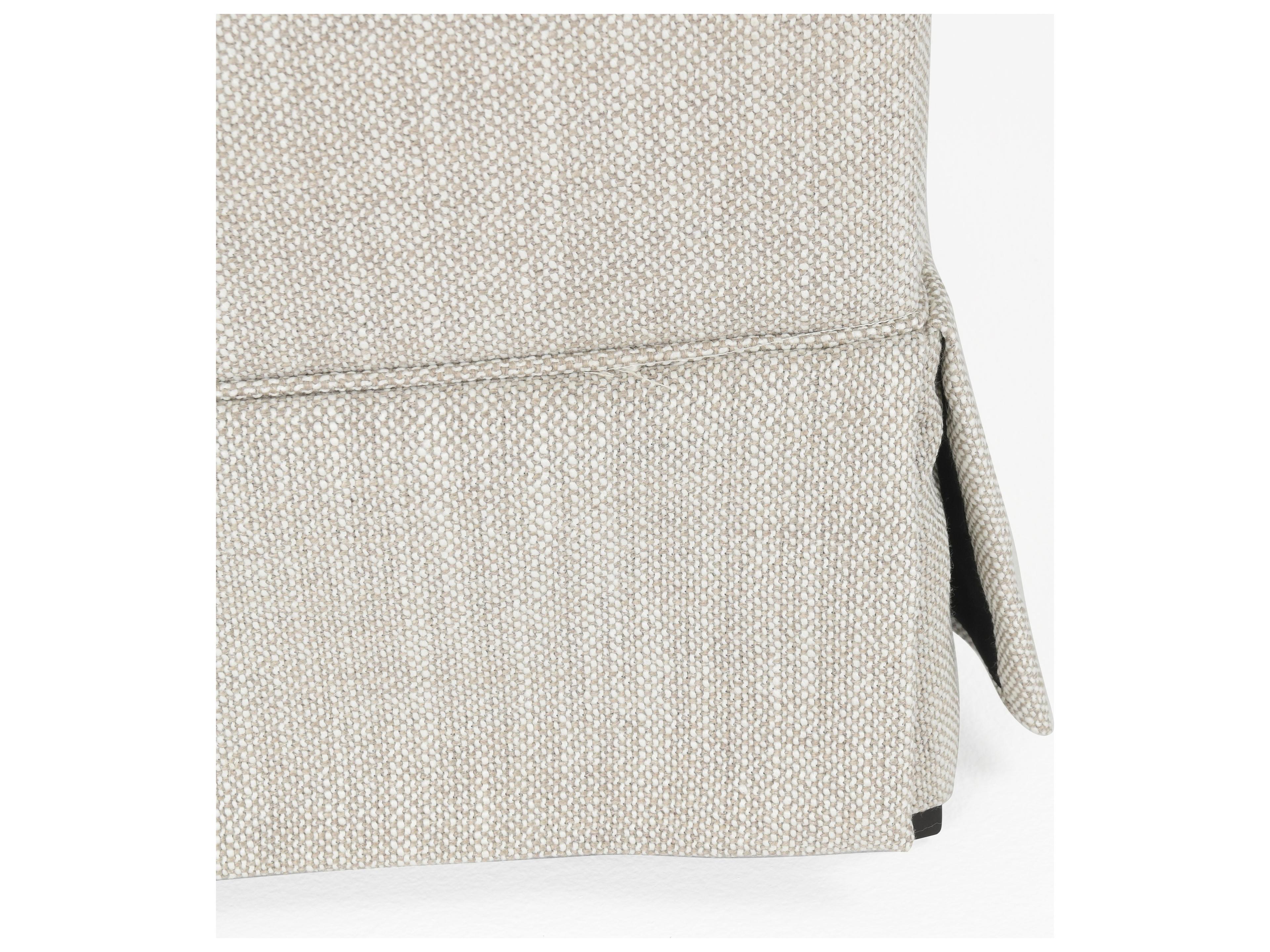 Classic Home Melrose Birch Wood Natural Upholstered Armless Dining Chair