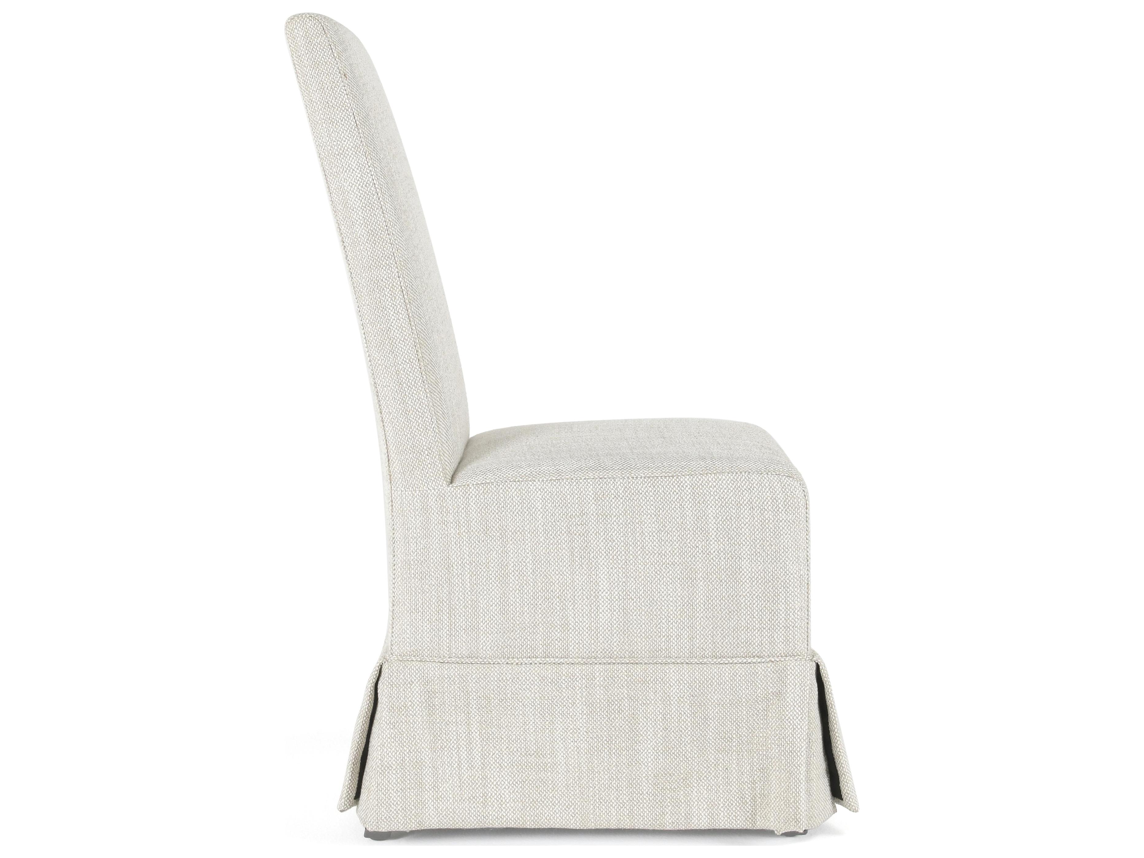 Classic Home Melrose Birch Wood Natural Upholstered Armless Dining Chair Set of 2