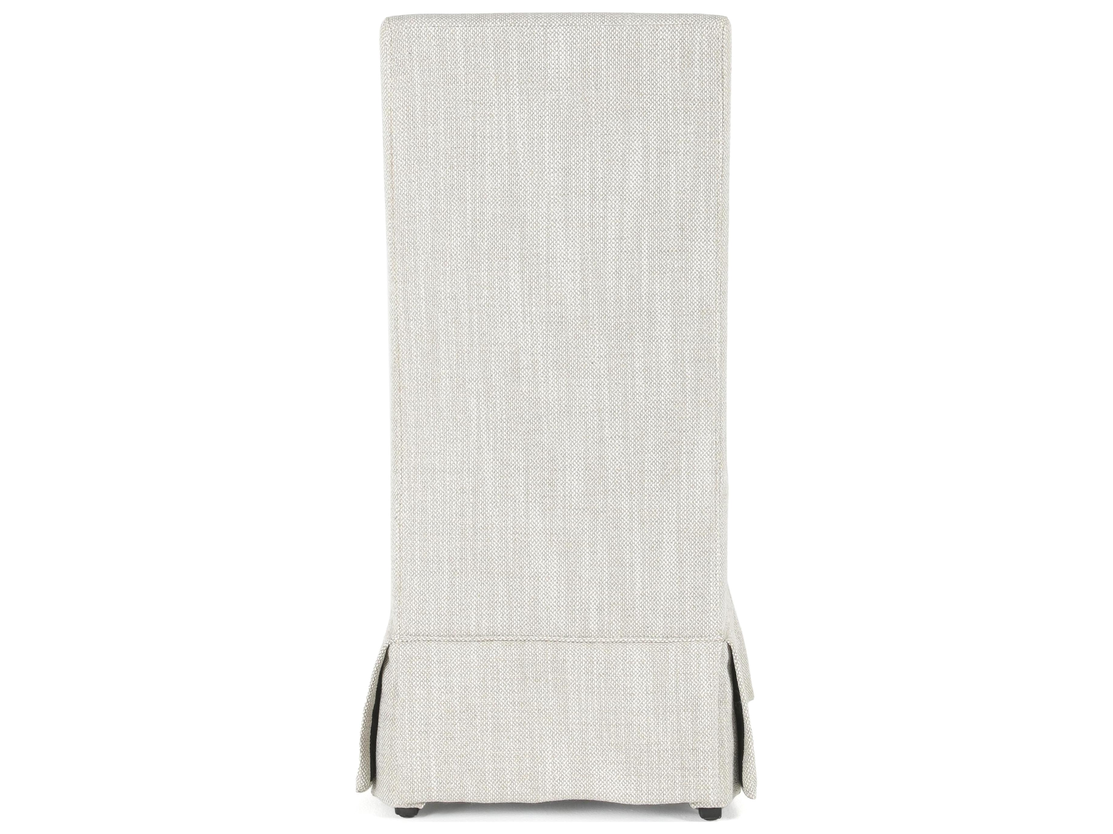 Classic Home Melrose Birch Wood Natural Upholstered Armless Dining Chair Set of 2