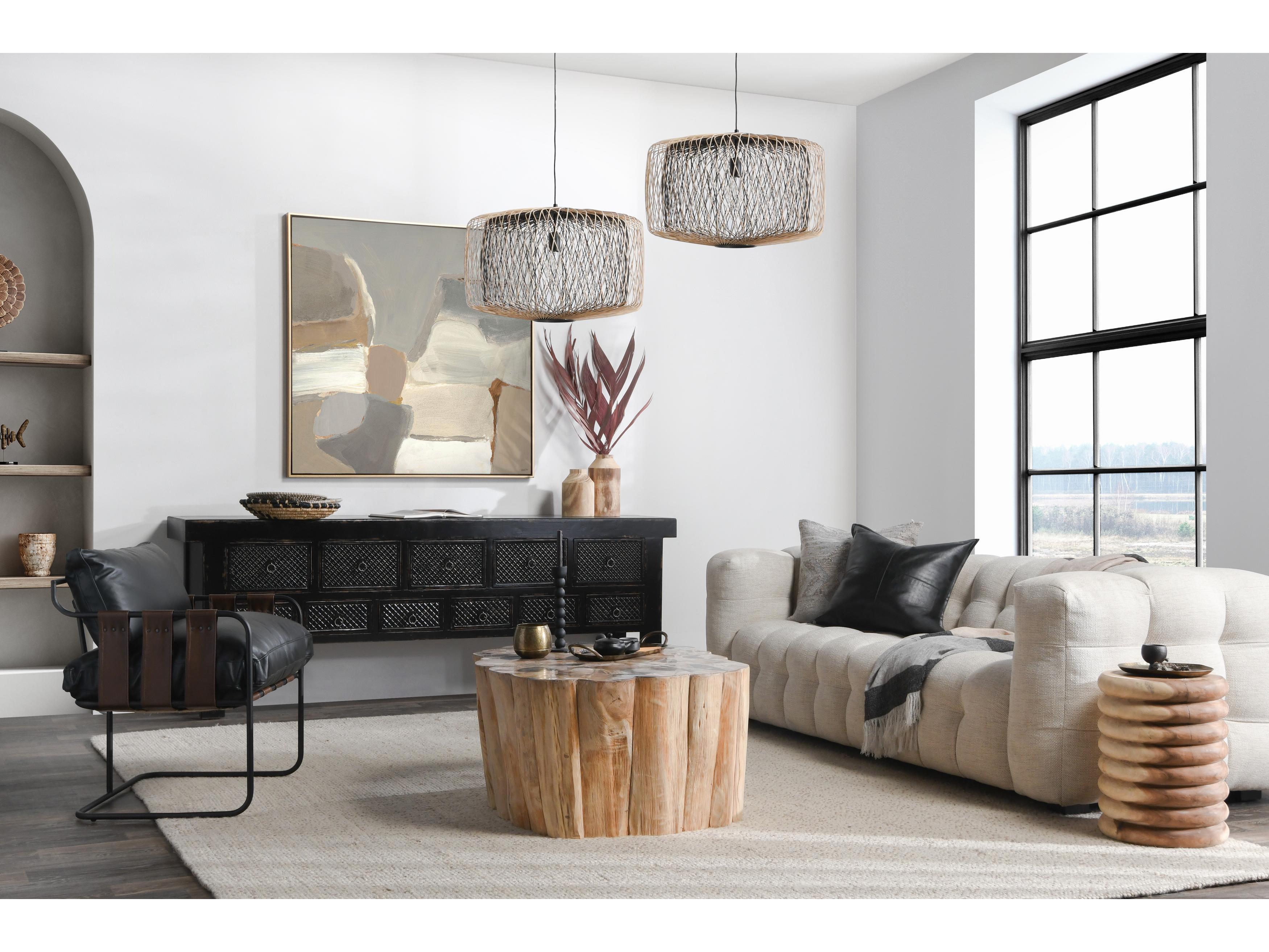 Classic Home Walter Beige Upholstered Sofa