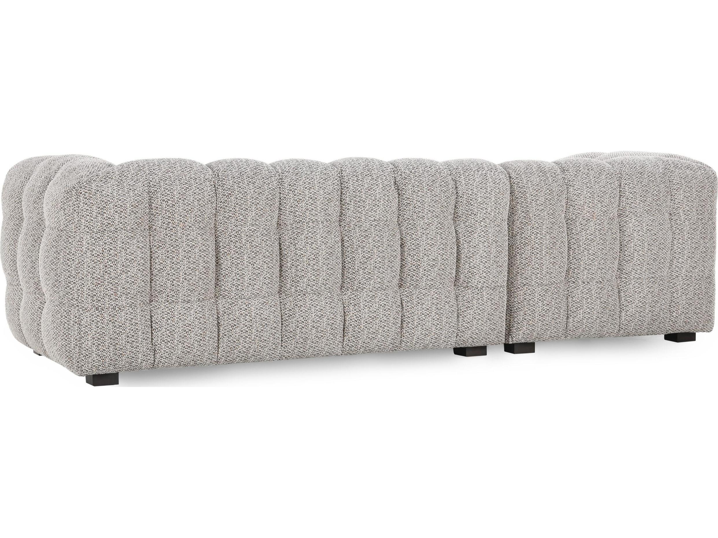 Classic Home Walter Gray Upholstered Sectional Sofa