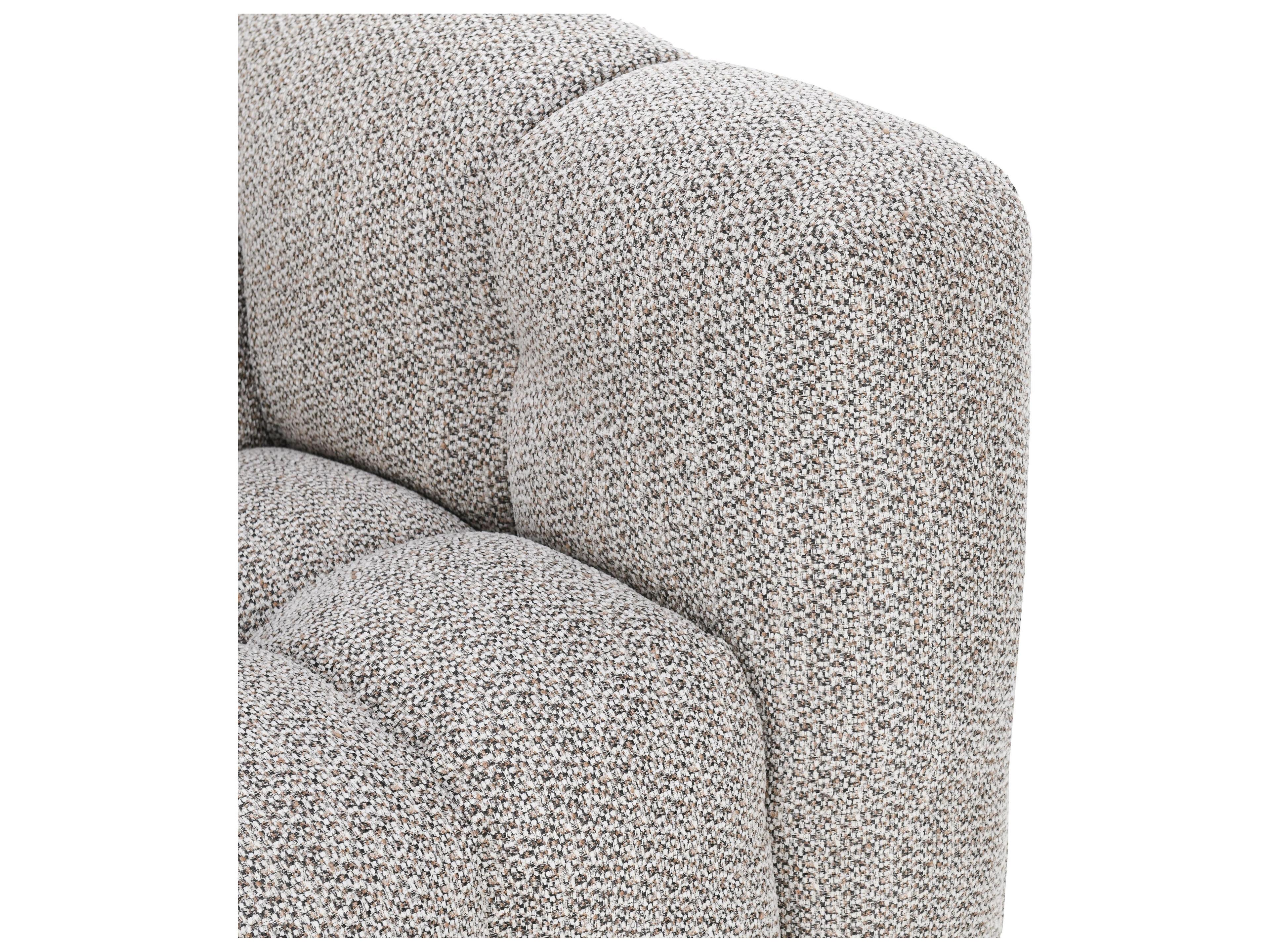 Classic Home Walter Gray Upholstered Sectional Sofa