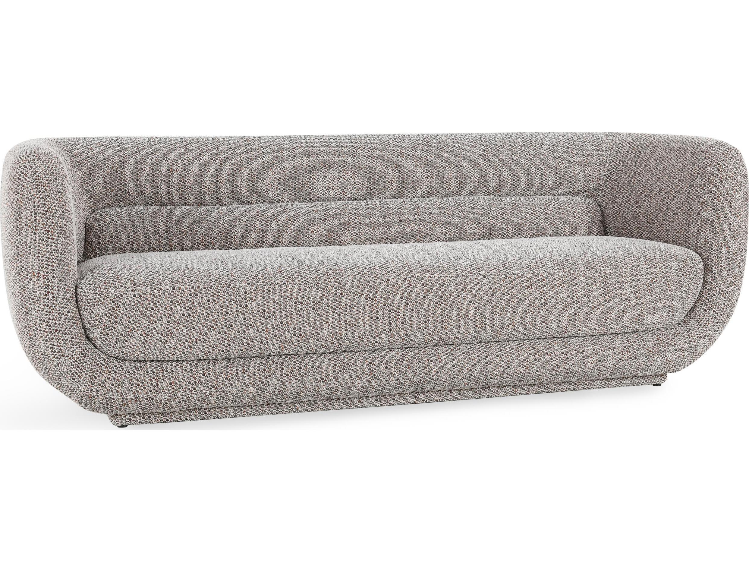 Classic Home Nico Brick Gray Upholstered Sofa