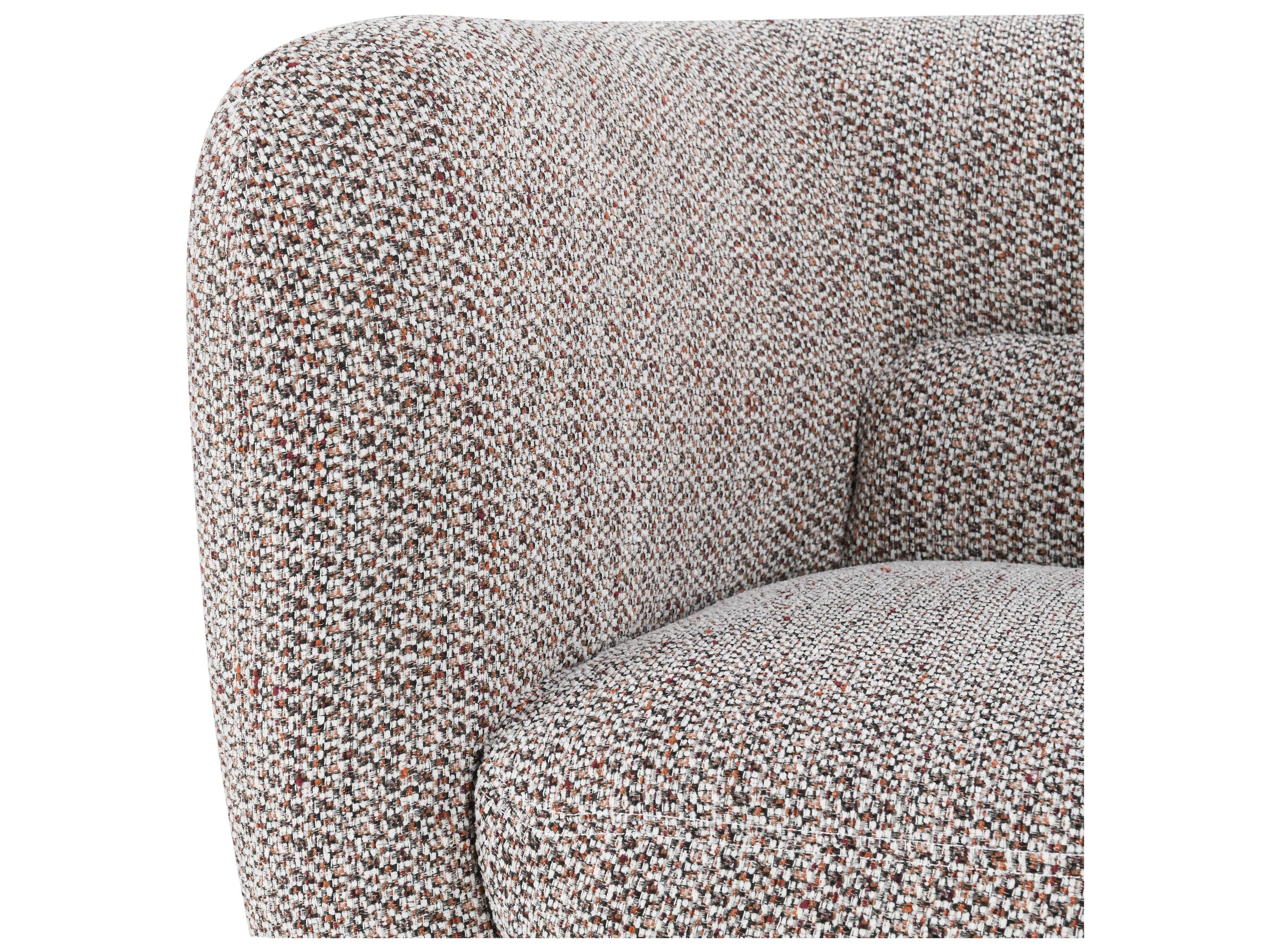 Classic Home Nico Brick Gray Upholstered Sofa