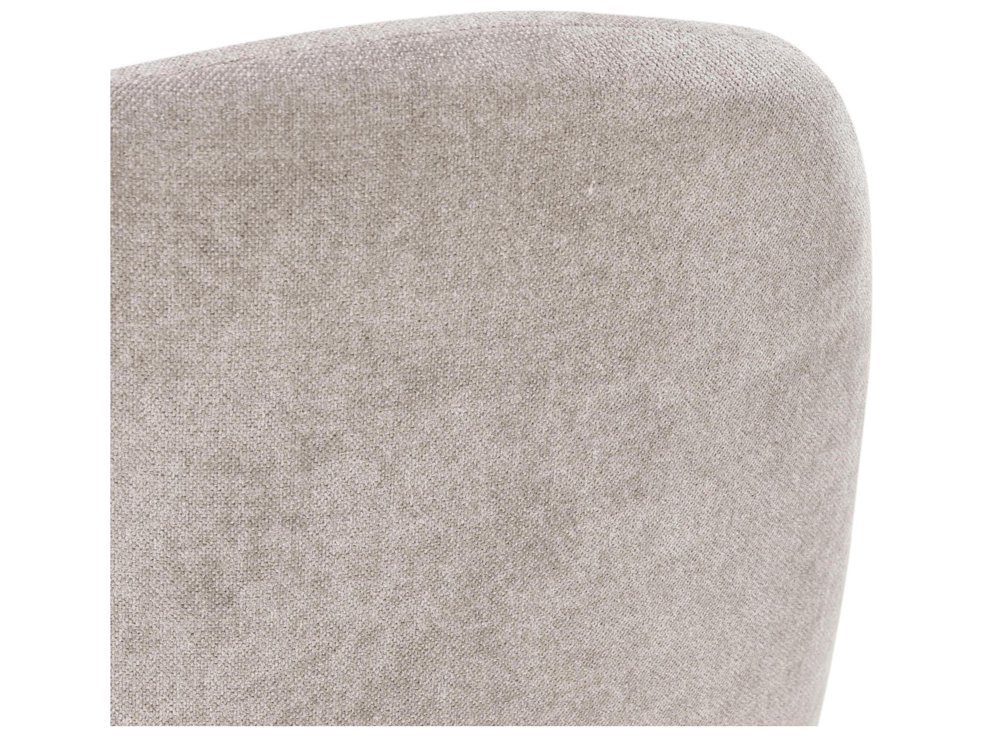 Classic Home Joanie Rubberwood Black Upholstered Armless Dining Chair