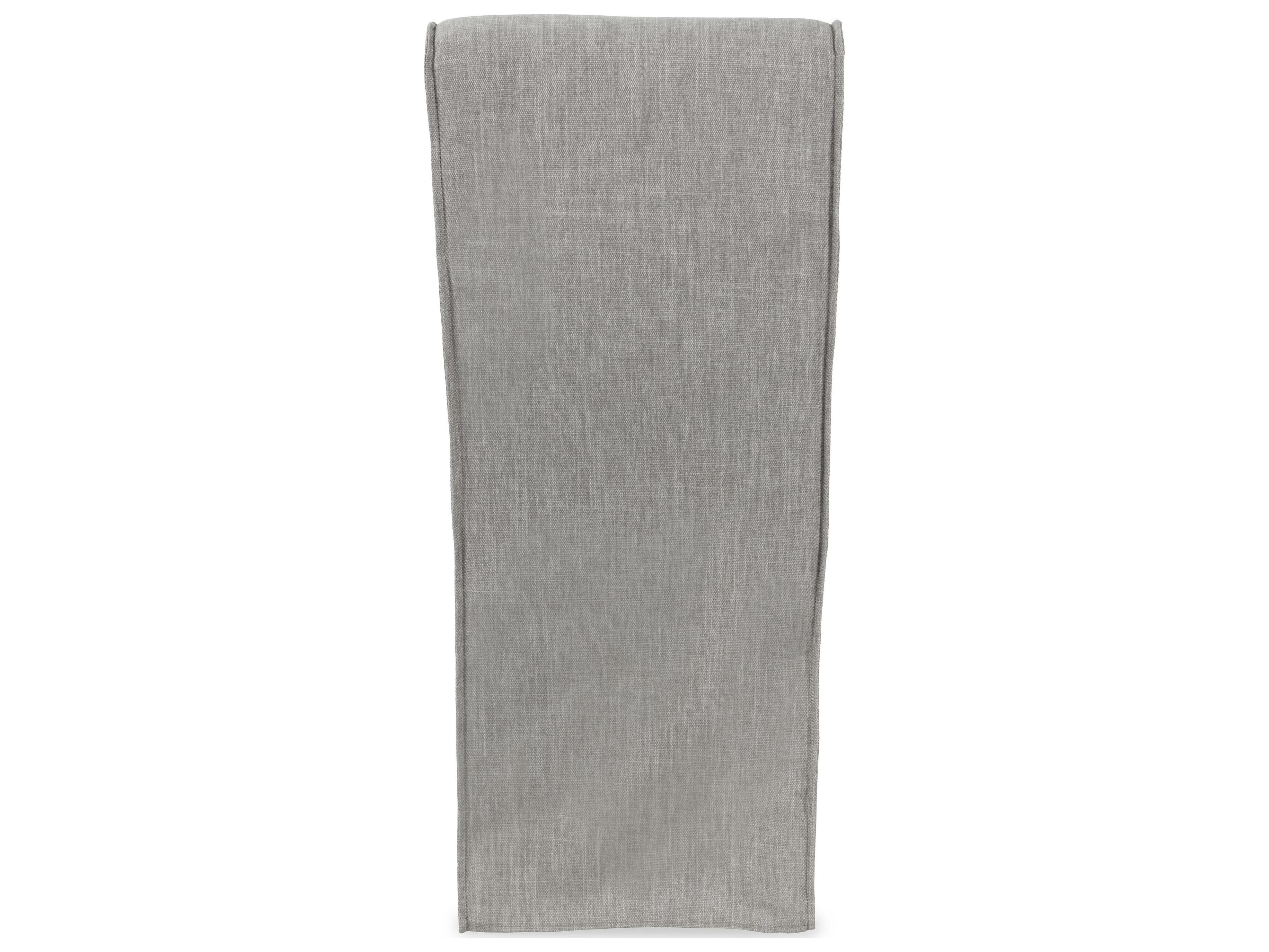 Classic Home Jordan Birch Wood Gray Upholstered Armless Dining Chair Set of 2