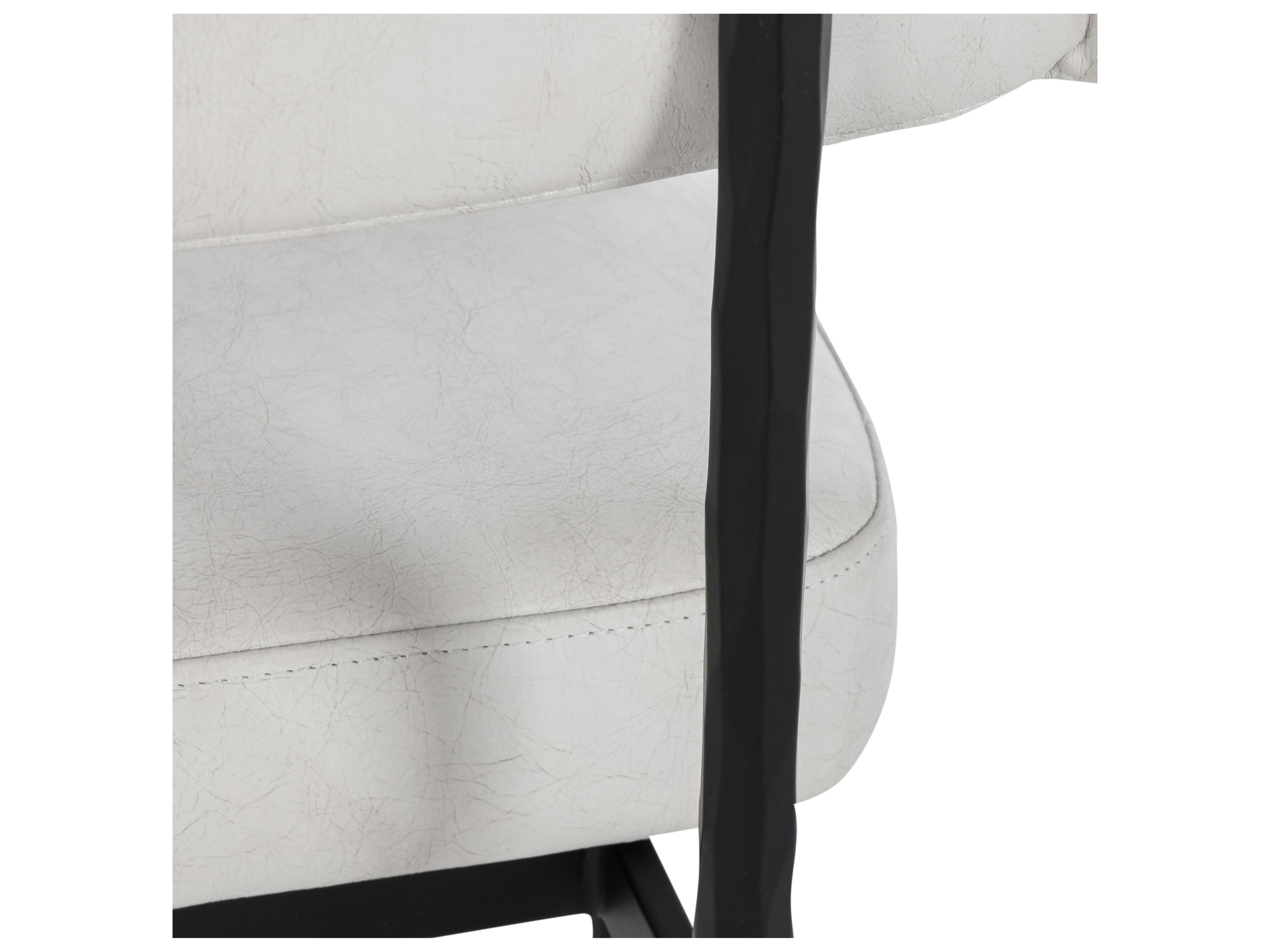 Classic Home Kester Black Leather Armless Dining Chair Set of 2