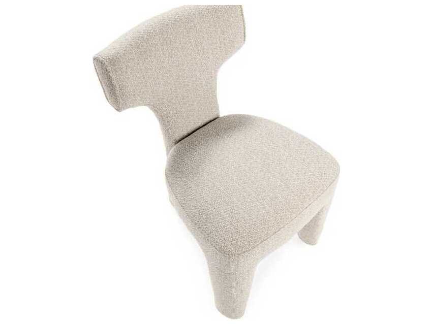 Classic Home Khai Beige Upholstered Armless Dining Chair