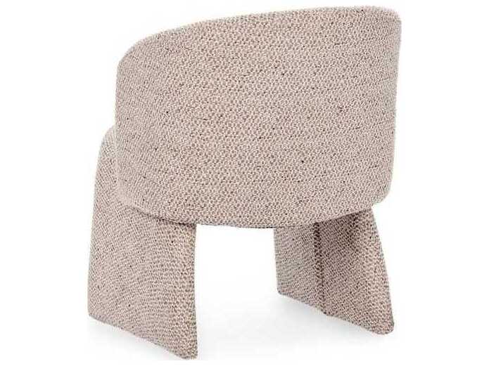 Classic Home Halstead Beige Upholstered Arm Dining Chair