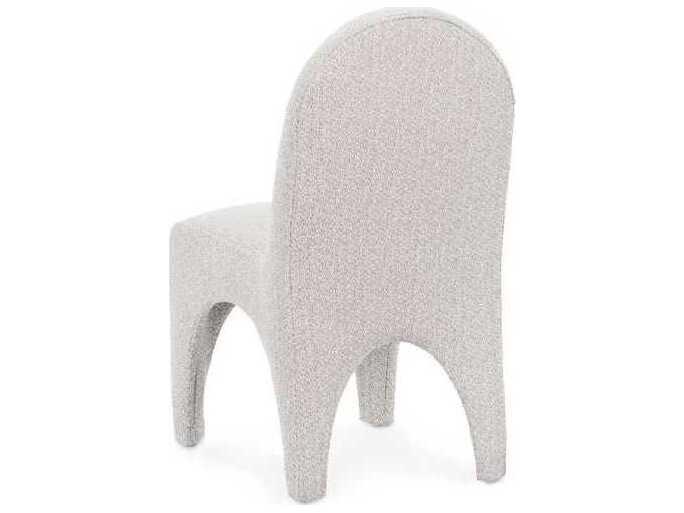 Classic Home Ella White Upholstered Armless Dining Chair Set of 2