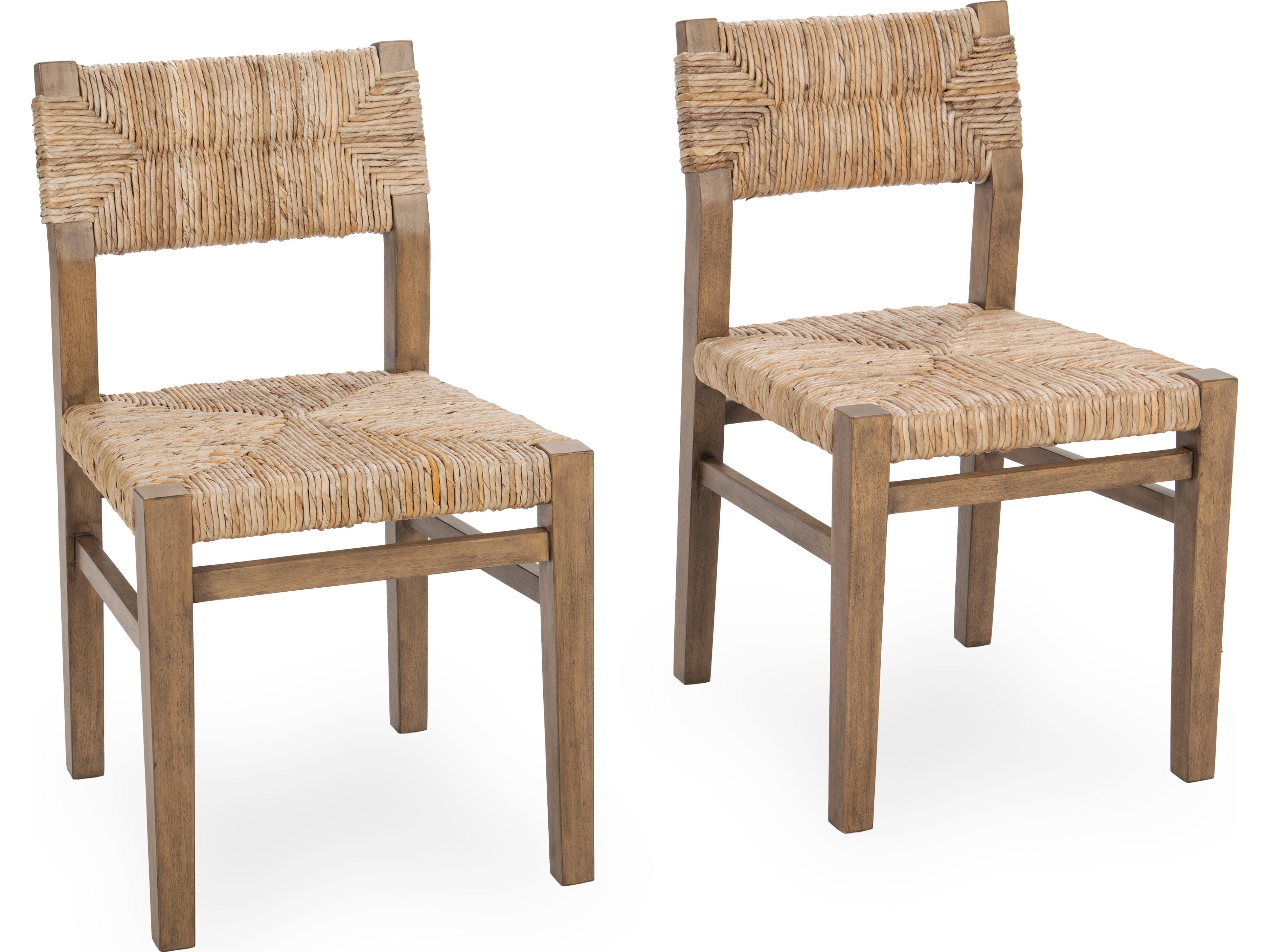 Classic Home Meryn Mahogany Wood Brown Armless Dining Chair