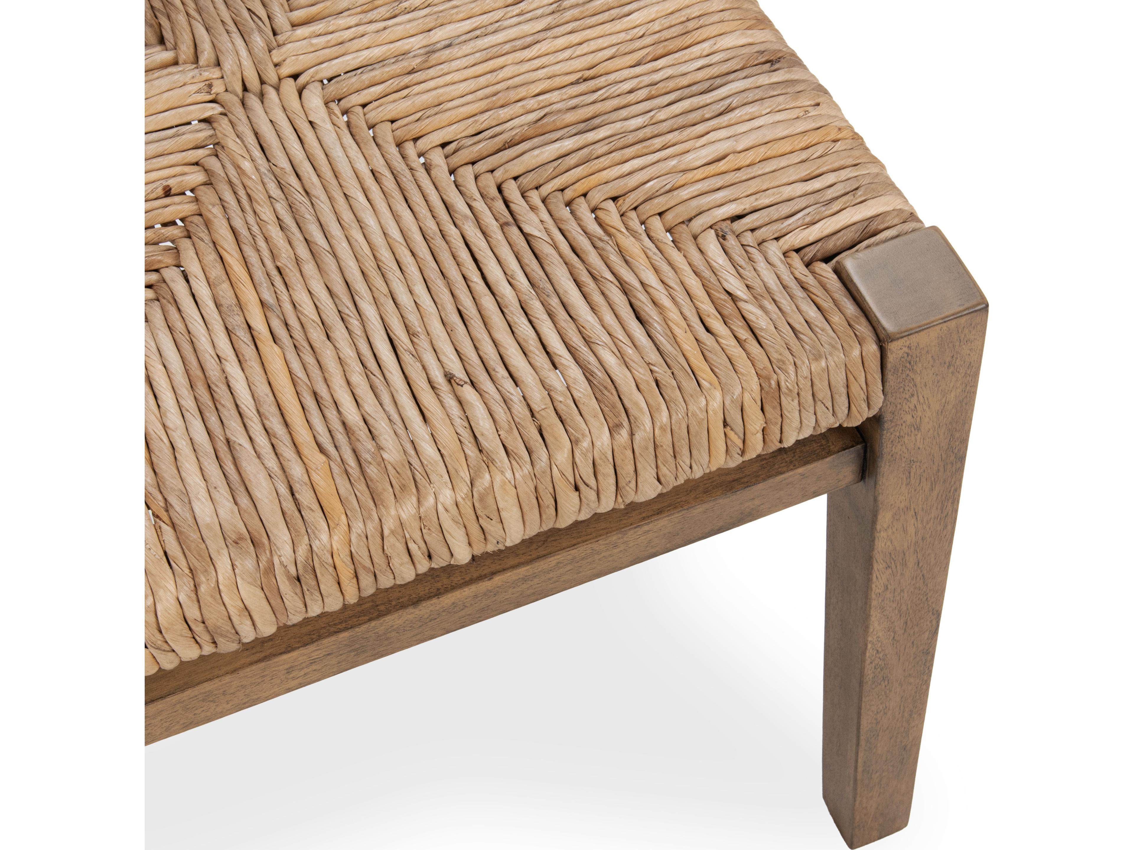 Classic Home Meryn Mahogany Wood Brown Armless Dining Chair