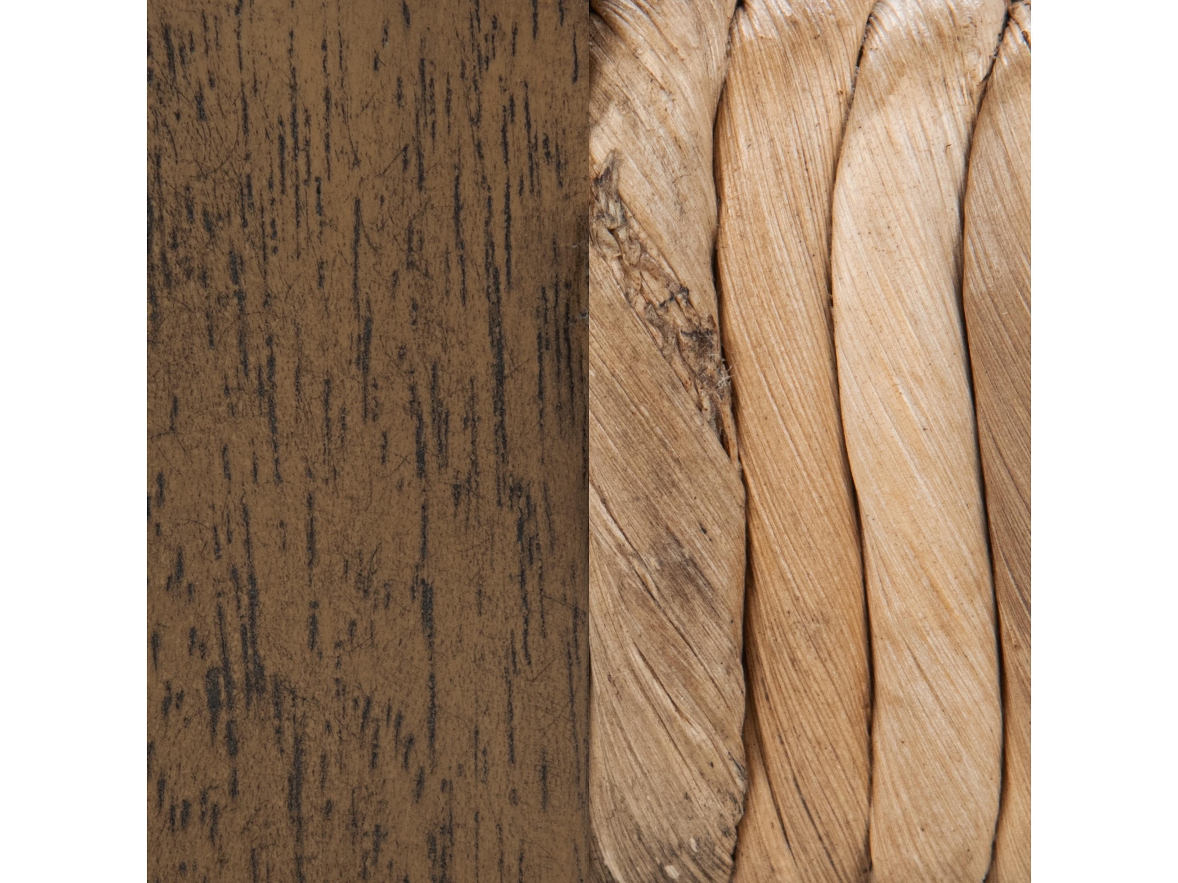 Classic Home Meryn Brown Wash Mahogany Wood Counter Stool