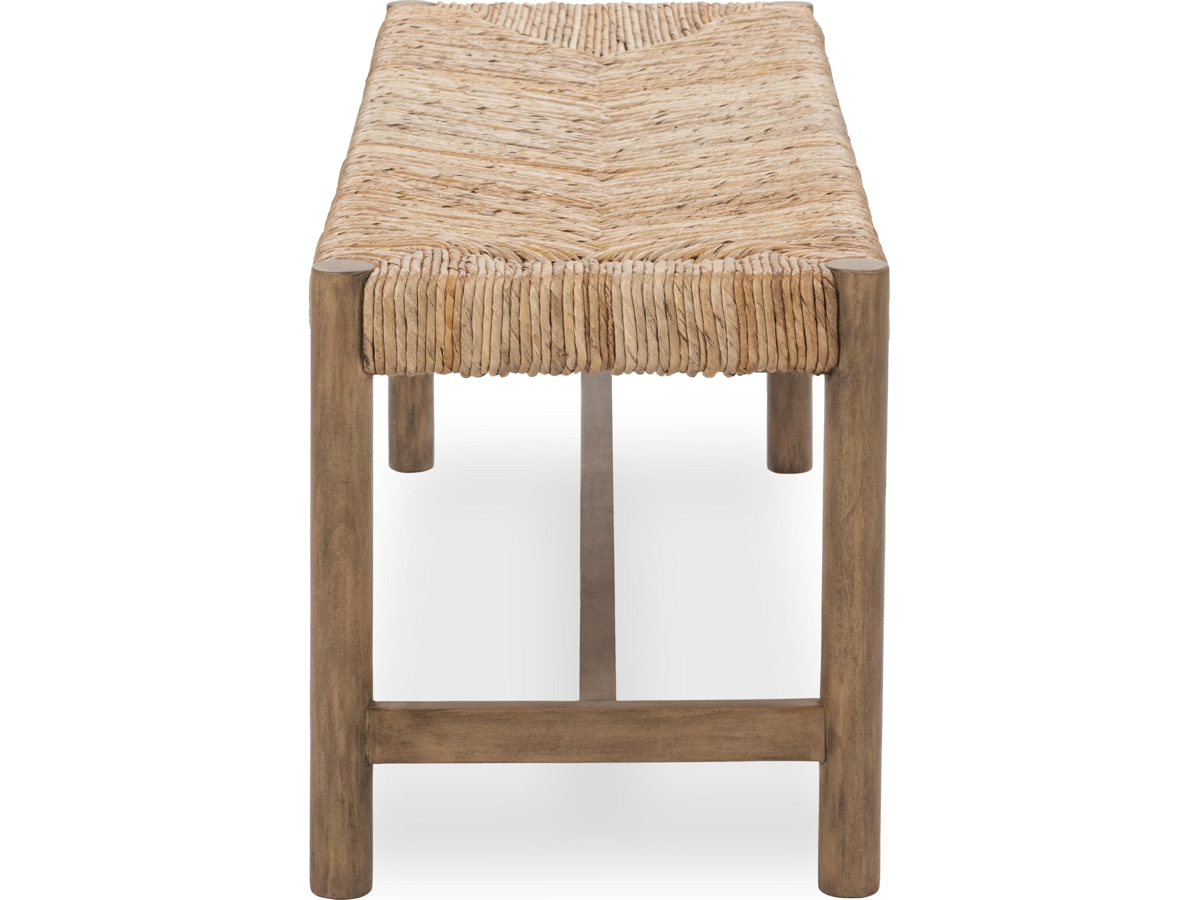 Classic Home Zaylen Brown Wash Accent Bench