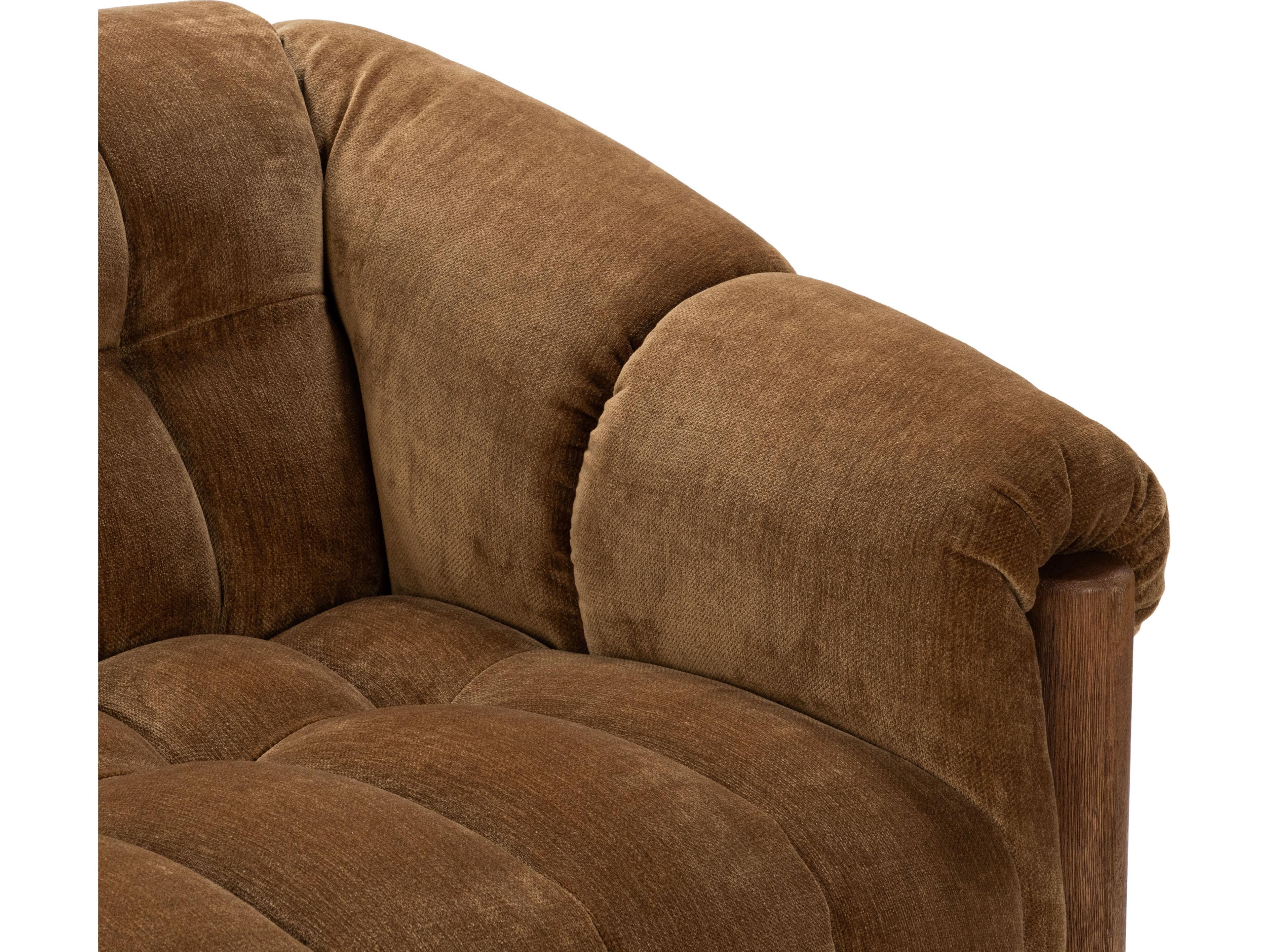 Classic Home Sansa Bronze Upholstered Sofa