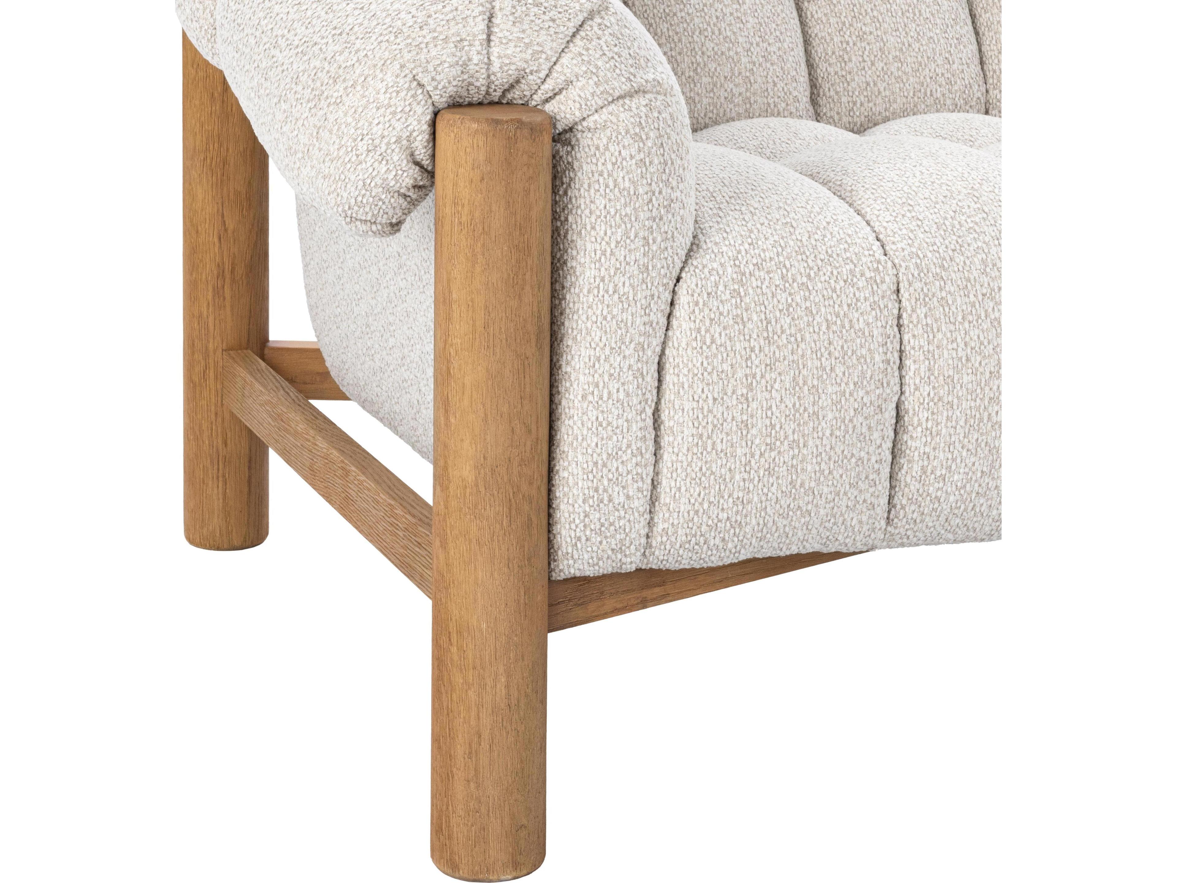 Classic Home Sansa Cream Upholstered Sofa