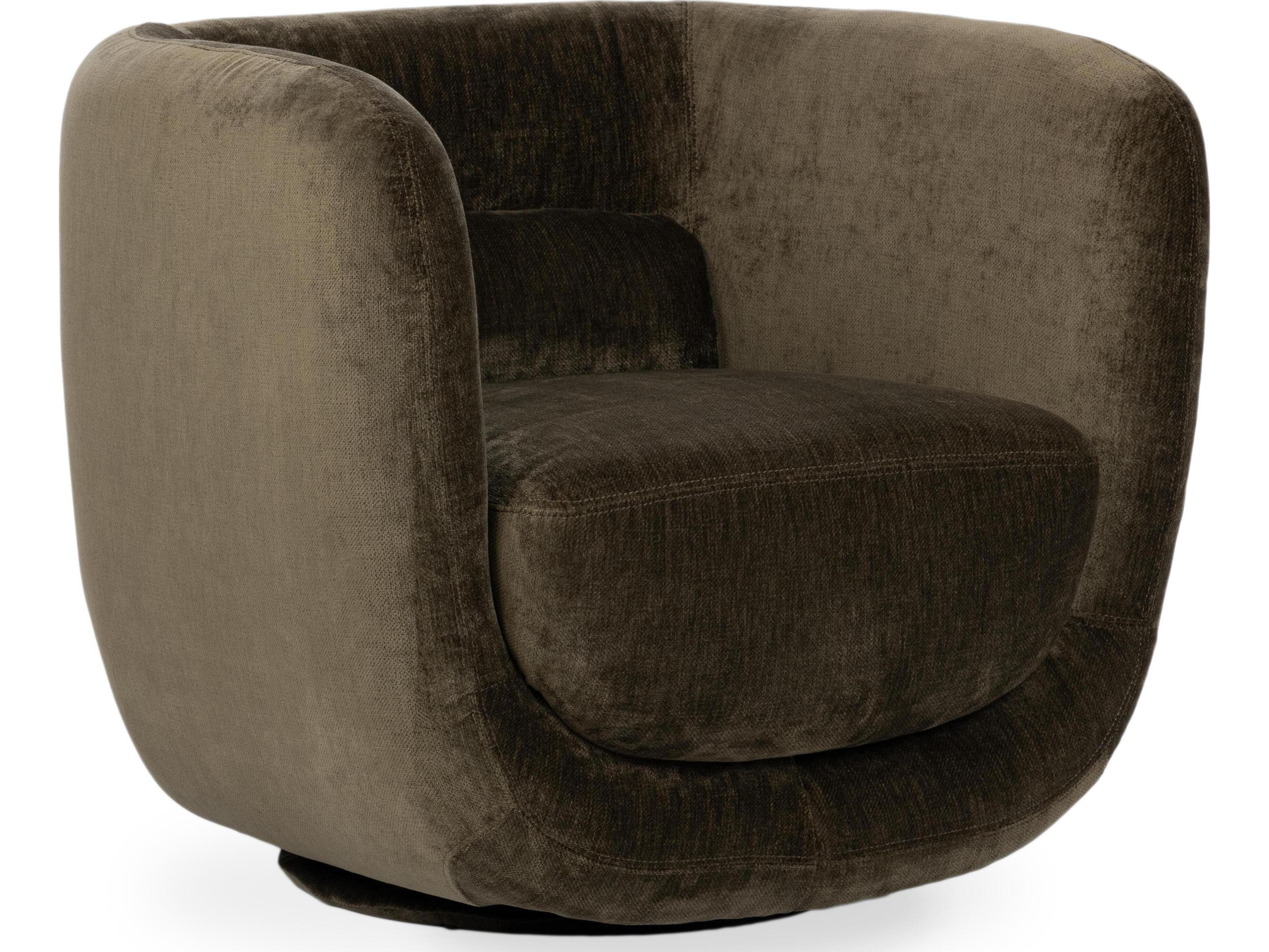 Classic Home Nico Swivel Green Accent Chair