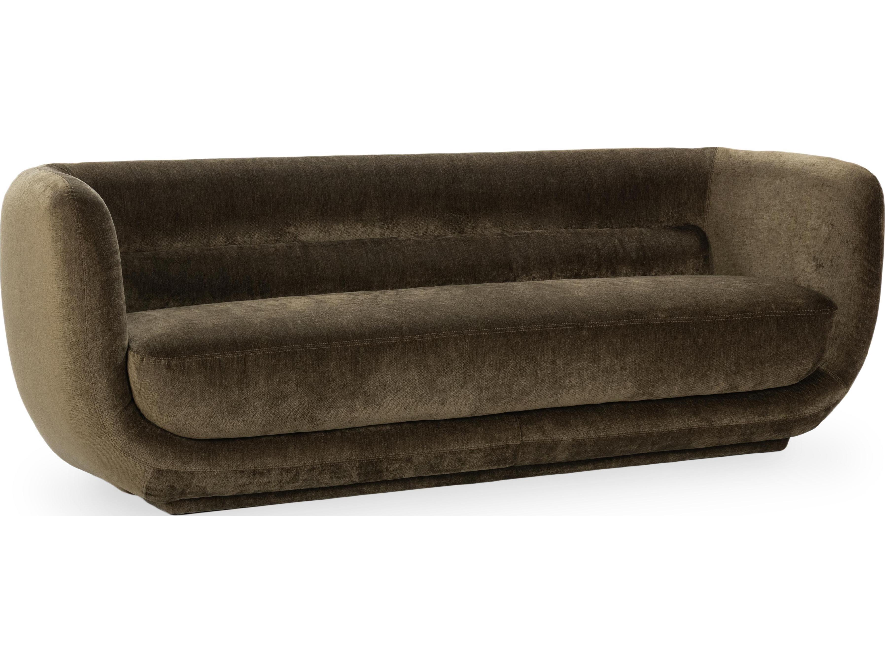 Classic Home Nico Olive Green Upholstered Sofa