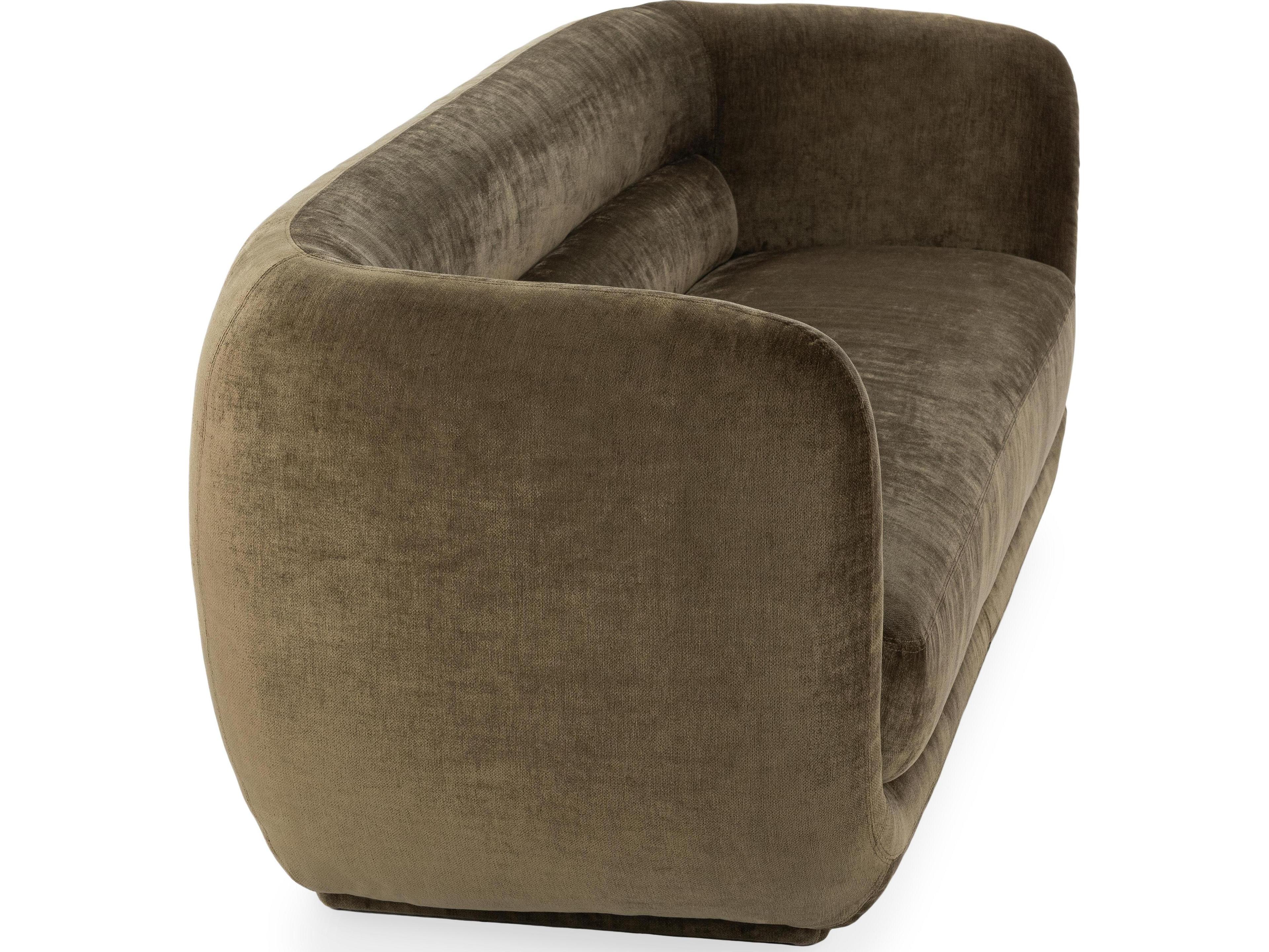 Classic Home Nico Olive Green Upholstered Sofa