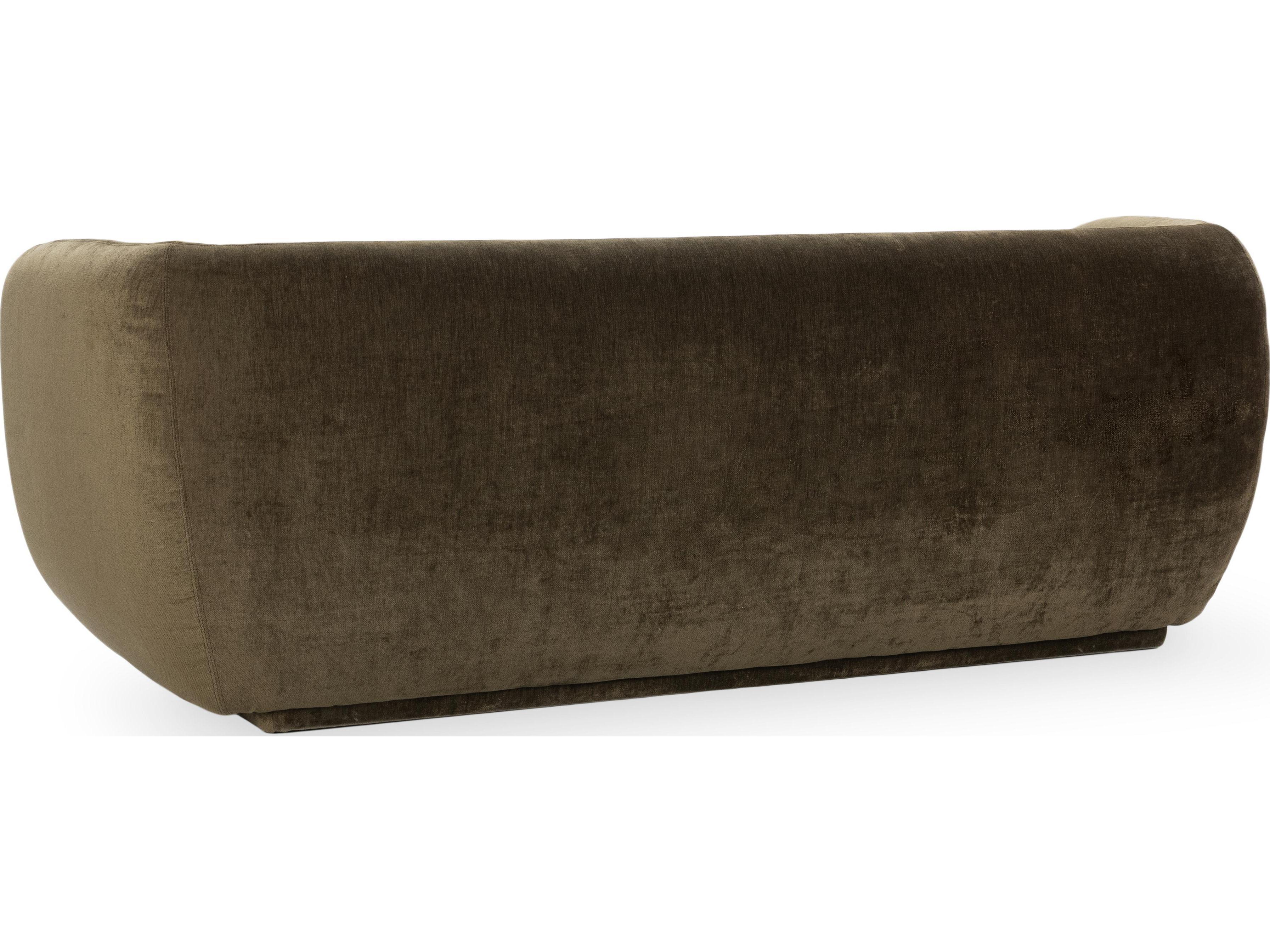 Classic Home Nico Olive Green Upholstered Sofa