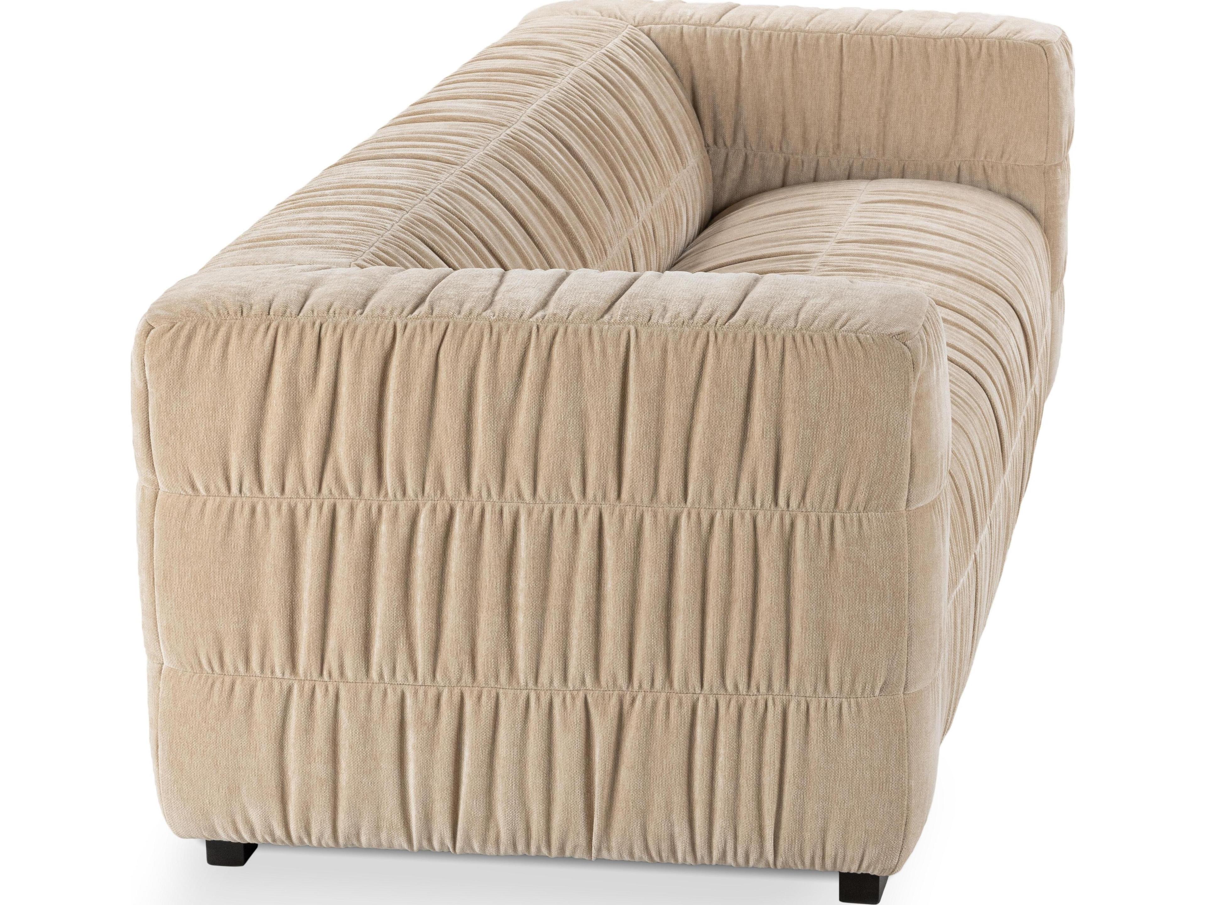 Classic Home Afeela French Vanilla Cream Upholstered Sofa