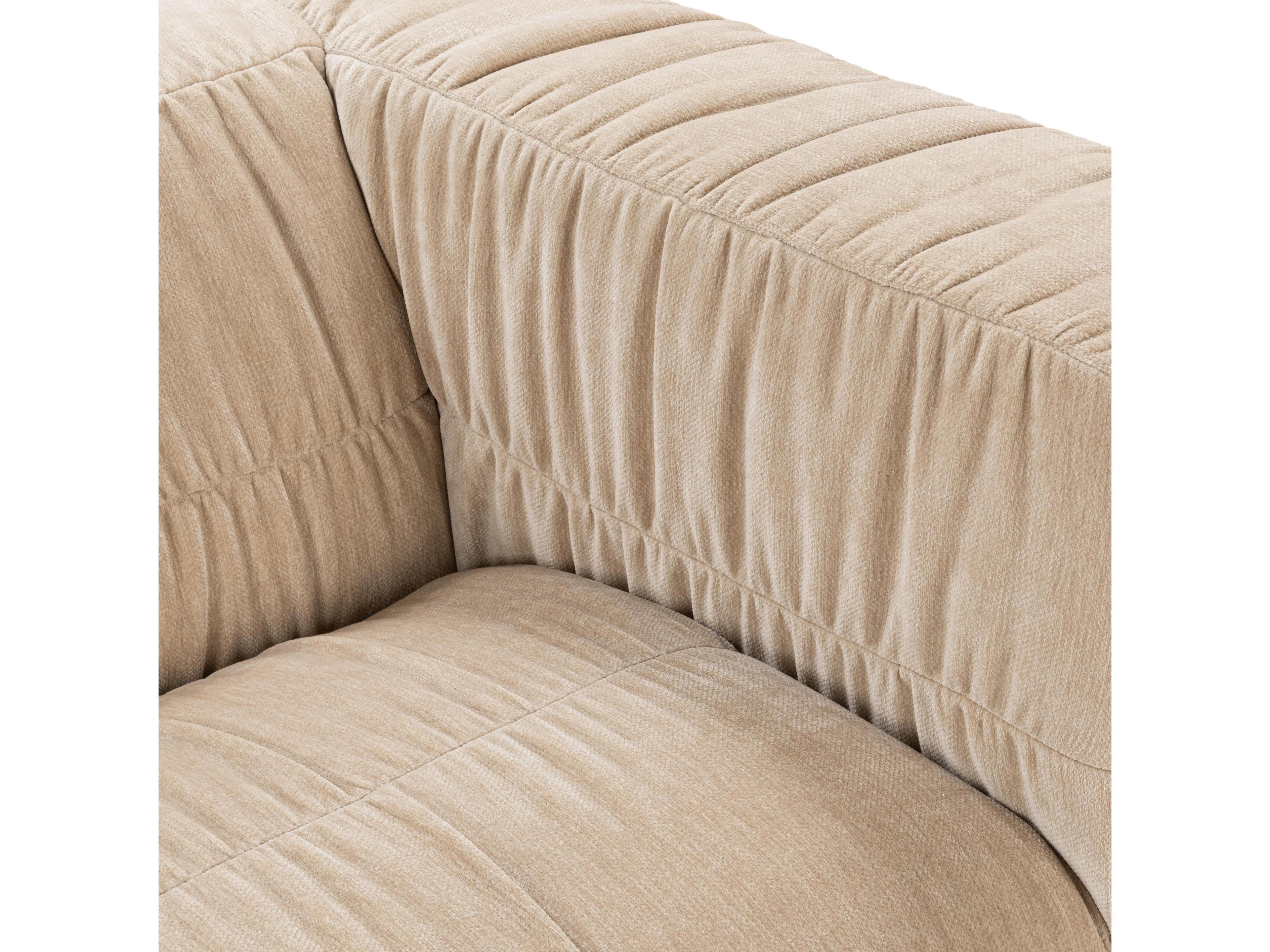 Classic Home Afeela French Vanilla Cream Upholstered Sofa