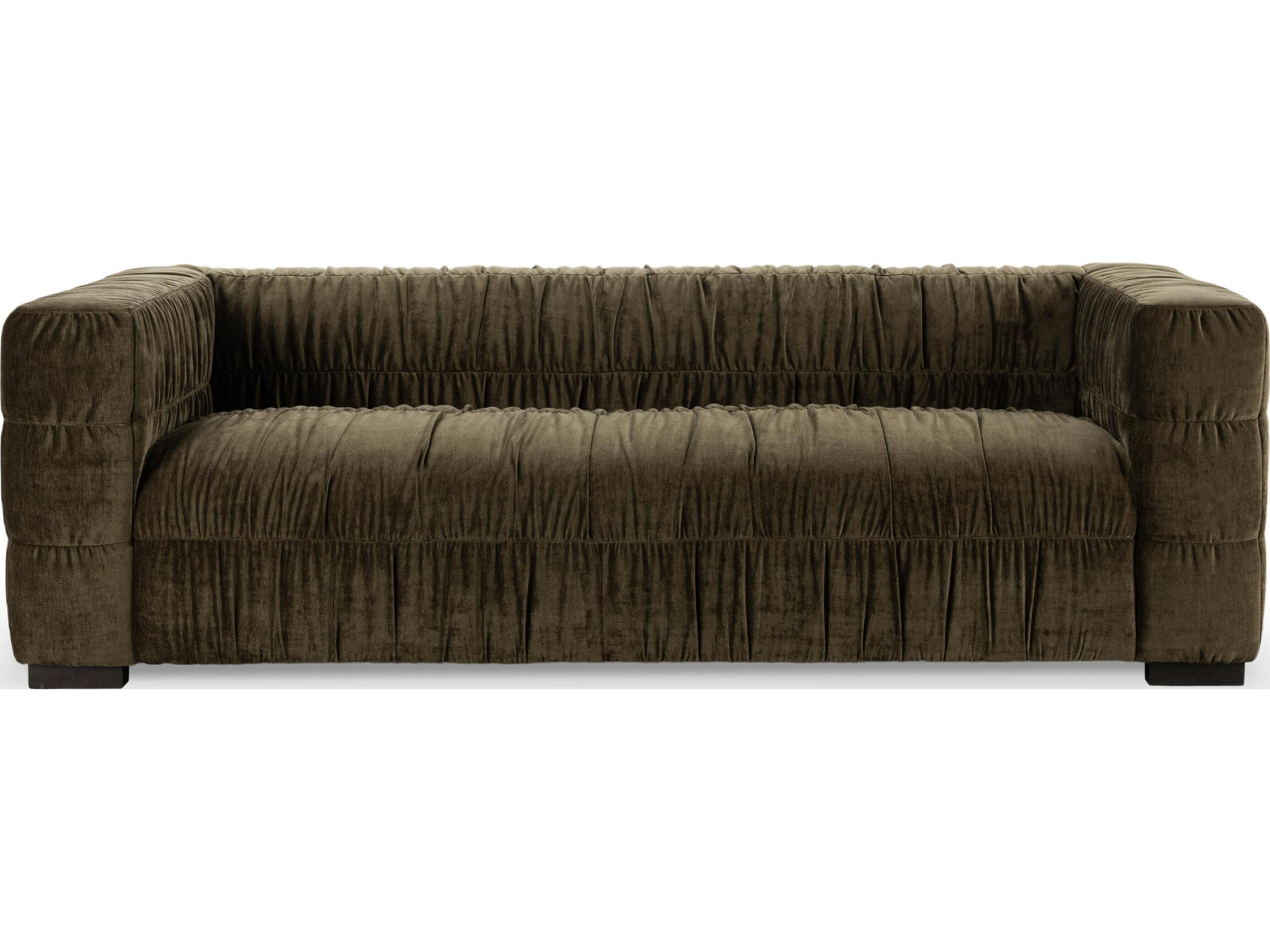 Classic Home Afeela Fern Green Upholstered Sofa