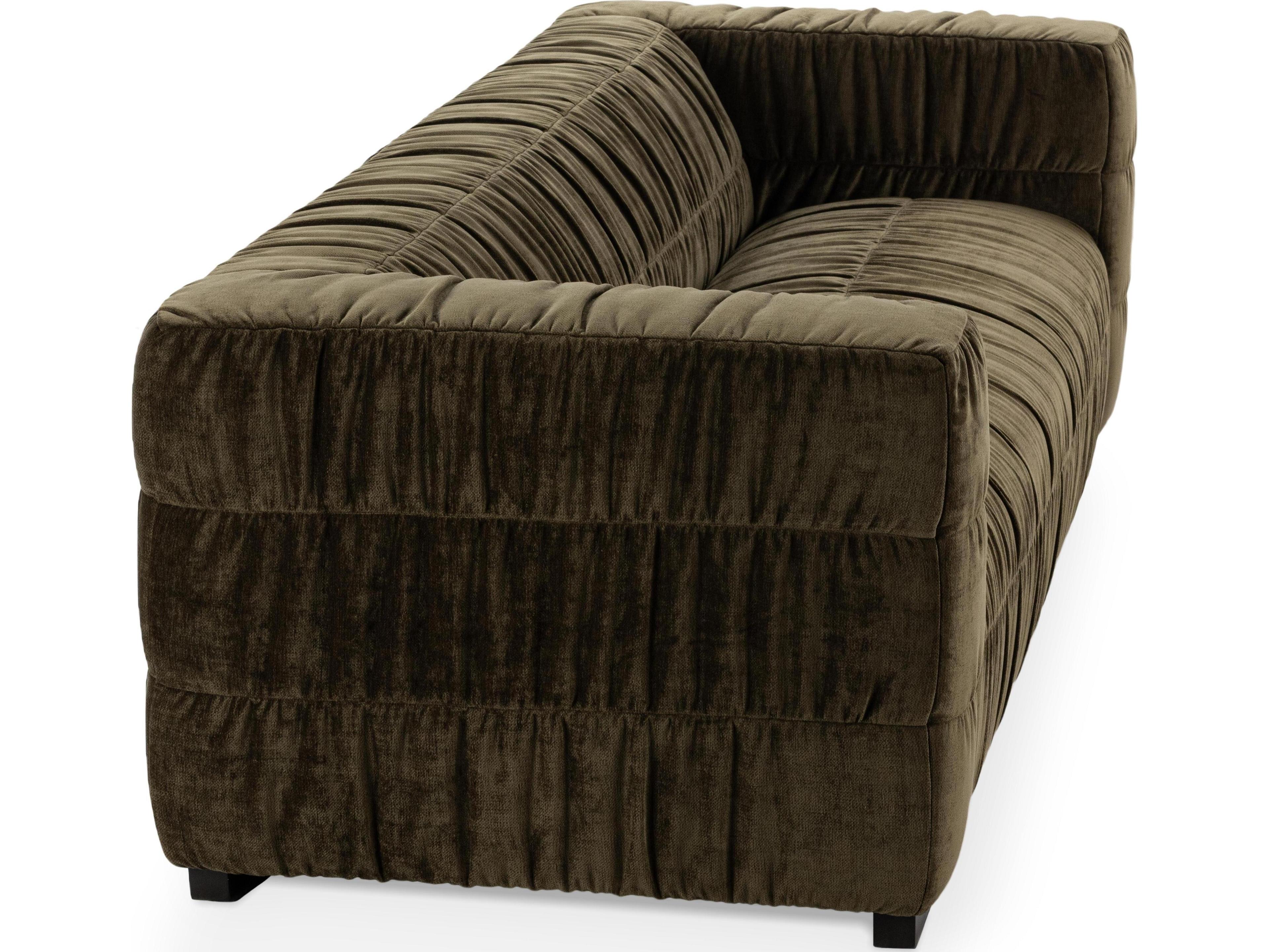 Classic Home Afeela Fern Green Upholstered Sofa