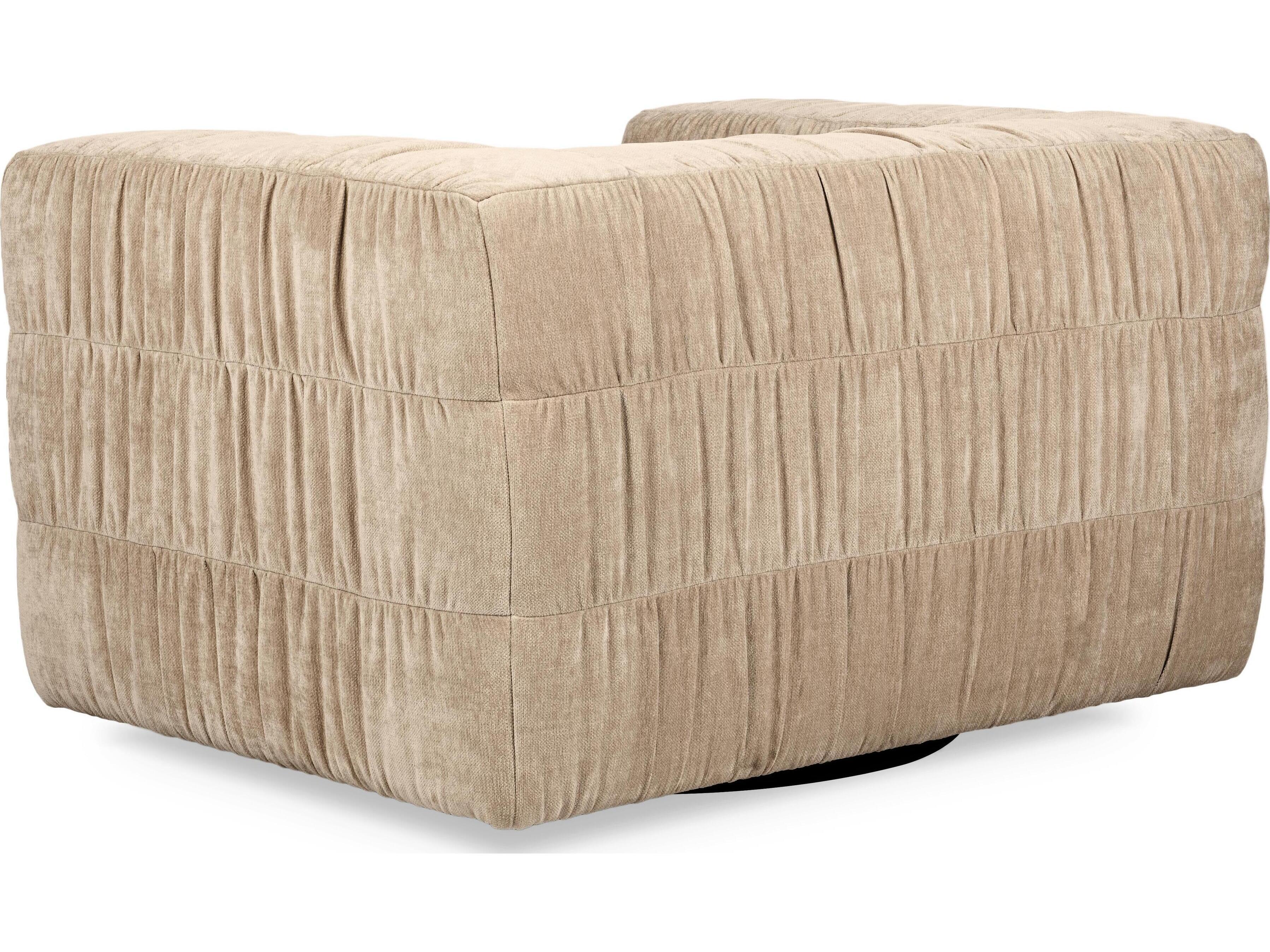 Classic Home Afeela Swivel Cream Accent Chair