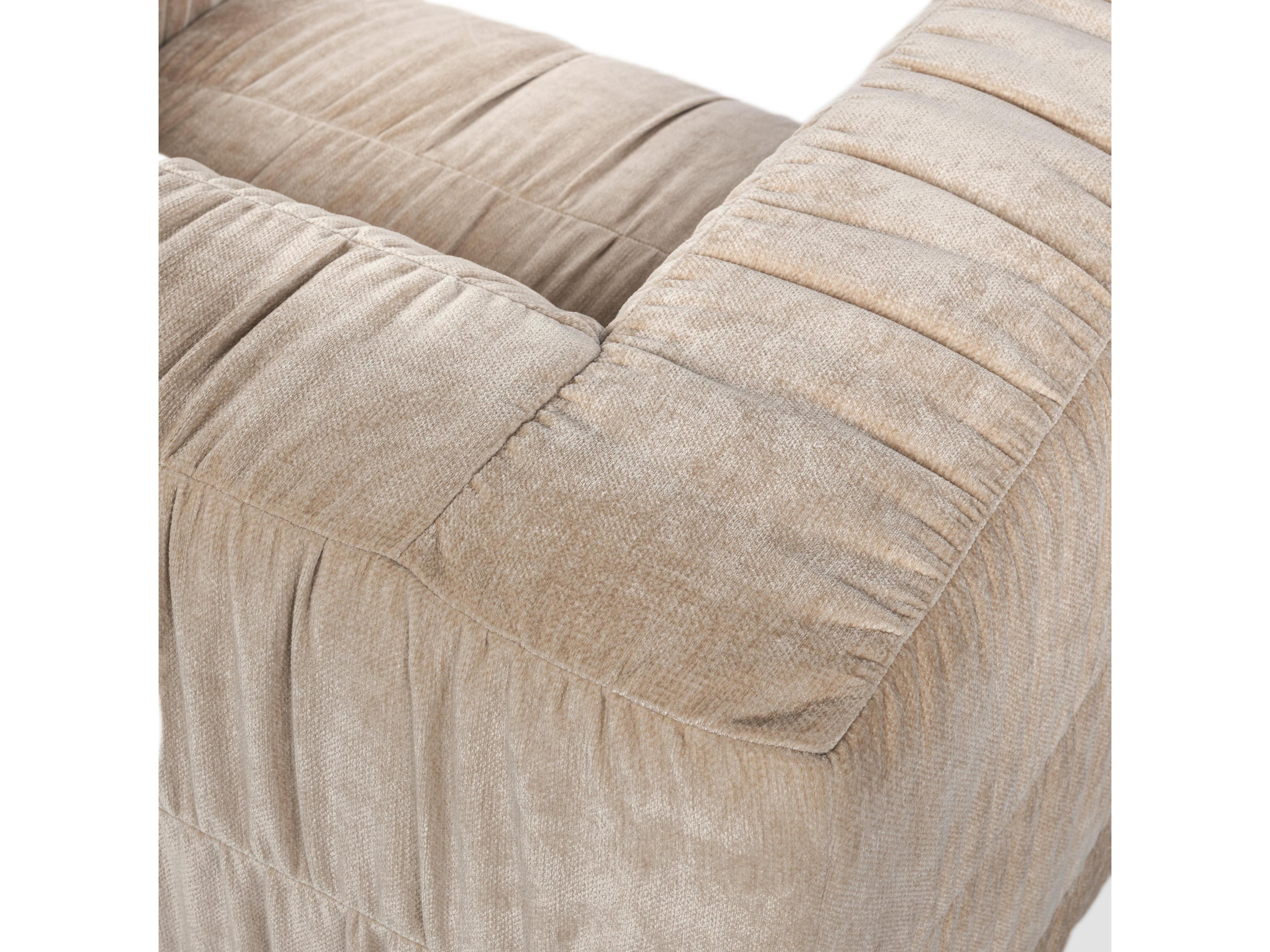 Classic Home Afeela Swivel Cream Accent Chair