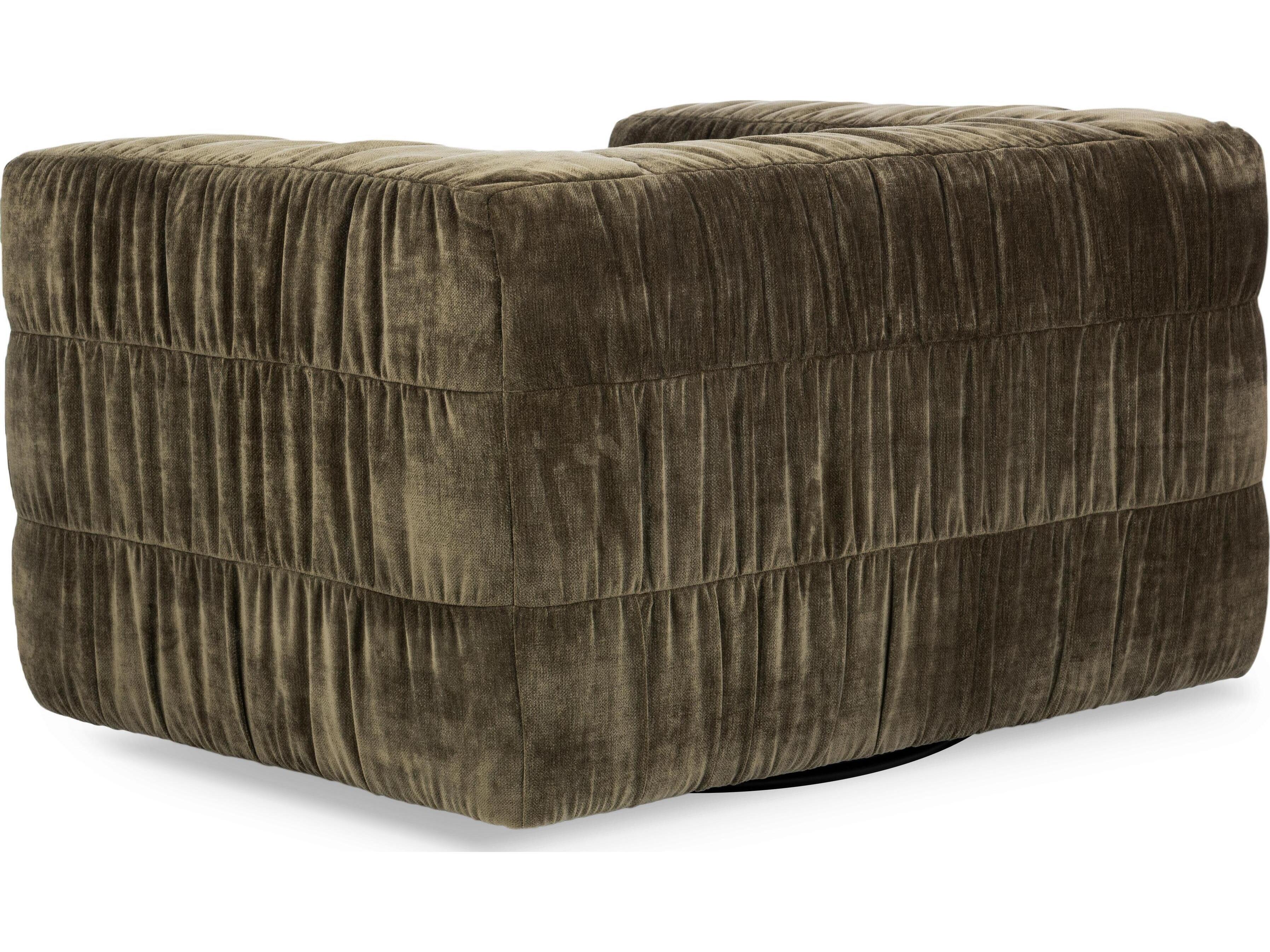 Classic Home Afeela Swivel Green Accent Chair