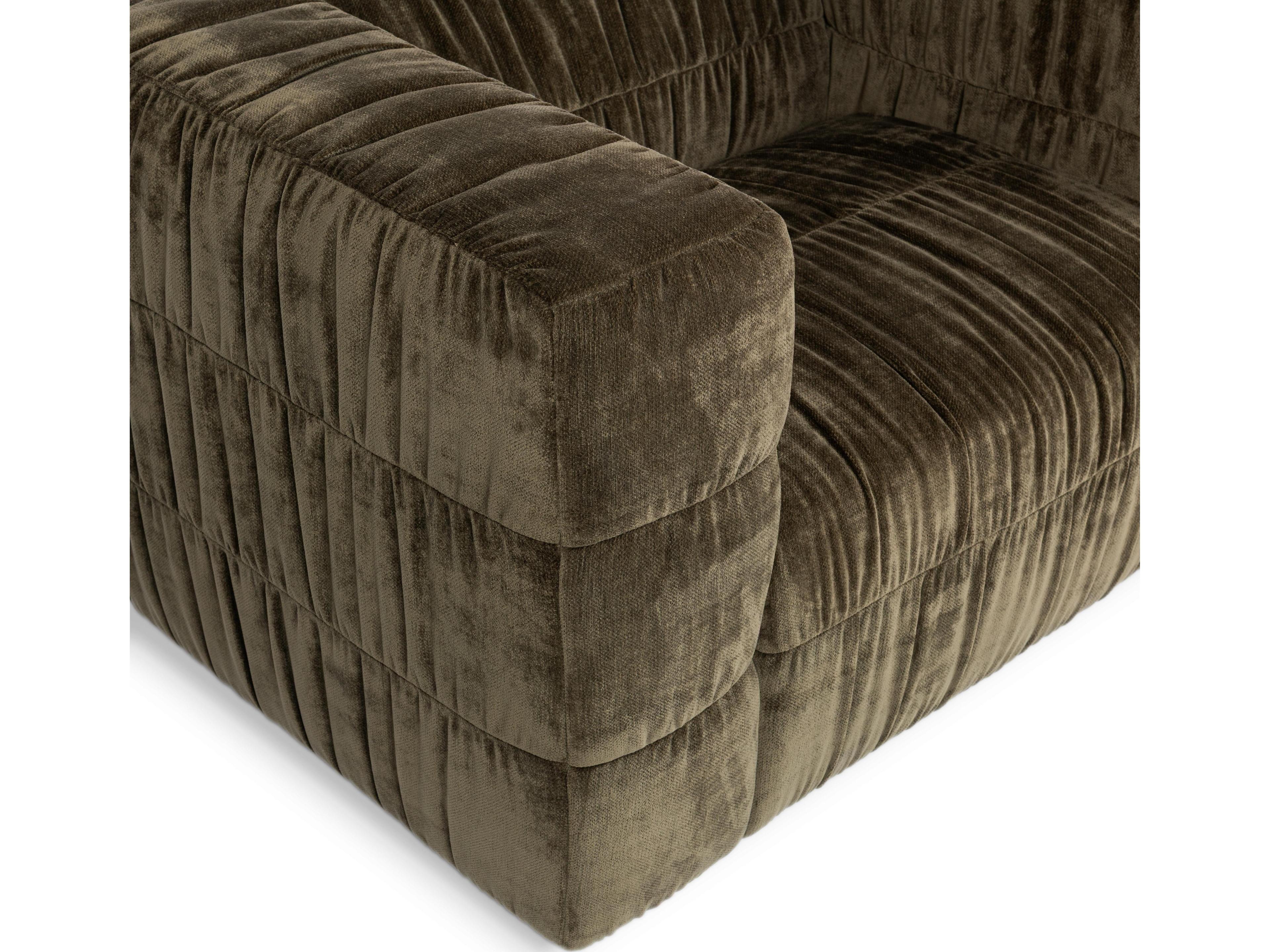 Classic Home Afeela Swivel Green Accent Chair