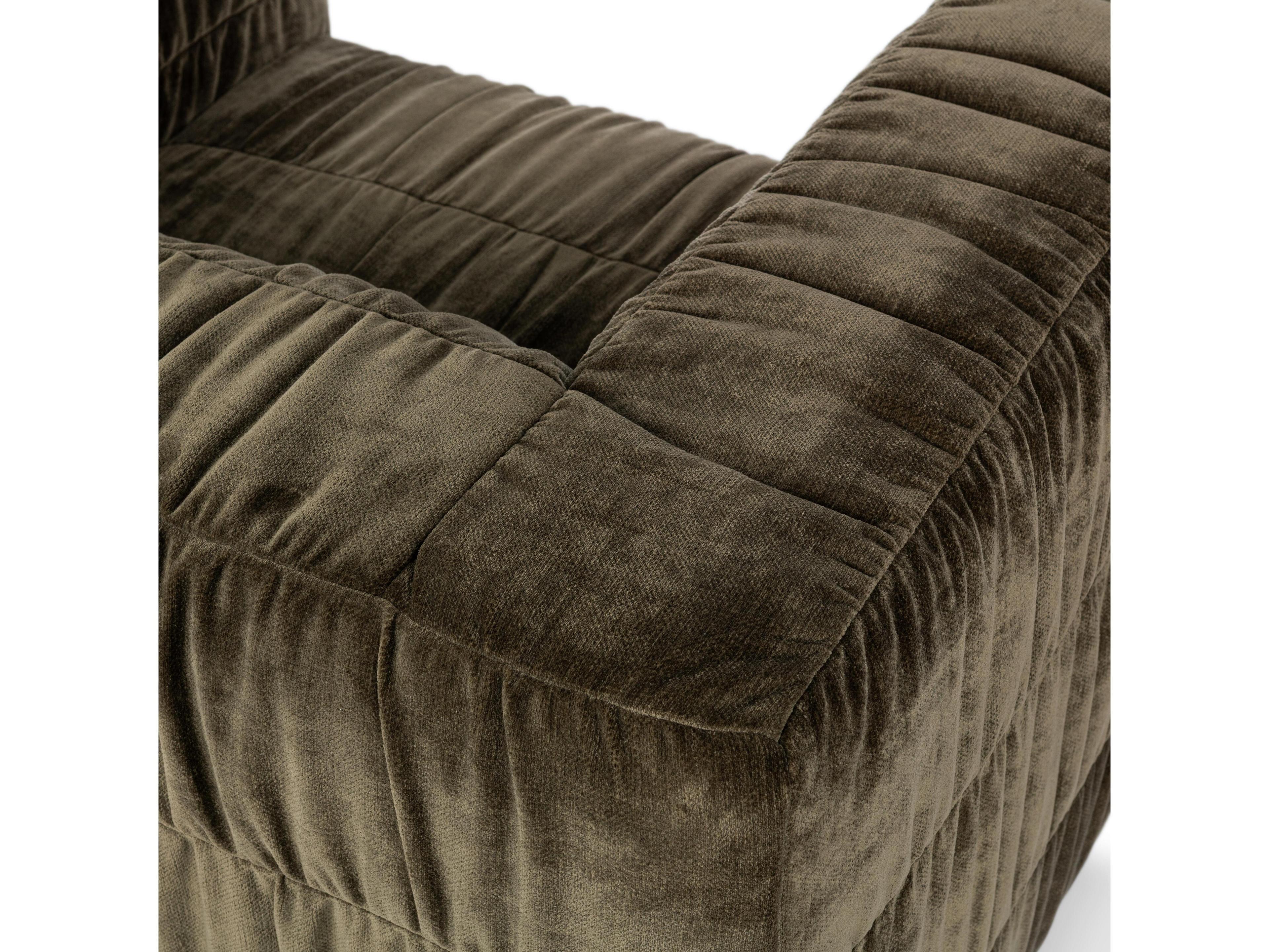 Classic Home Afeela Swivel Green Accent Chair