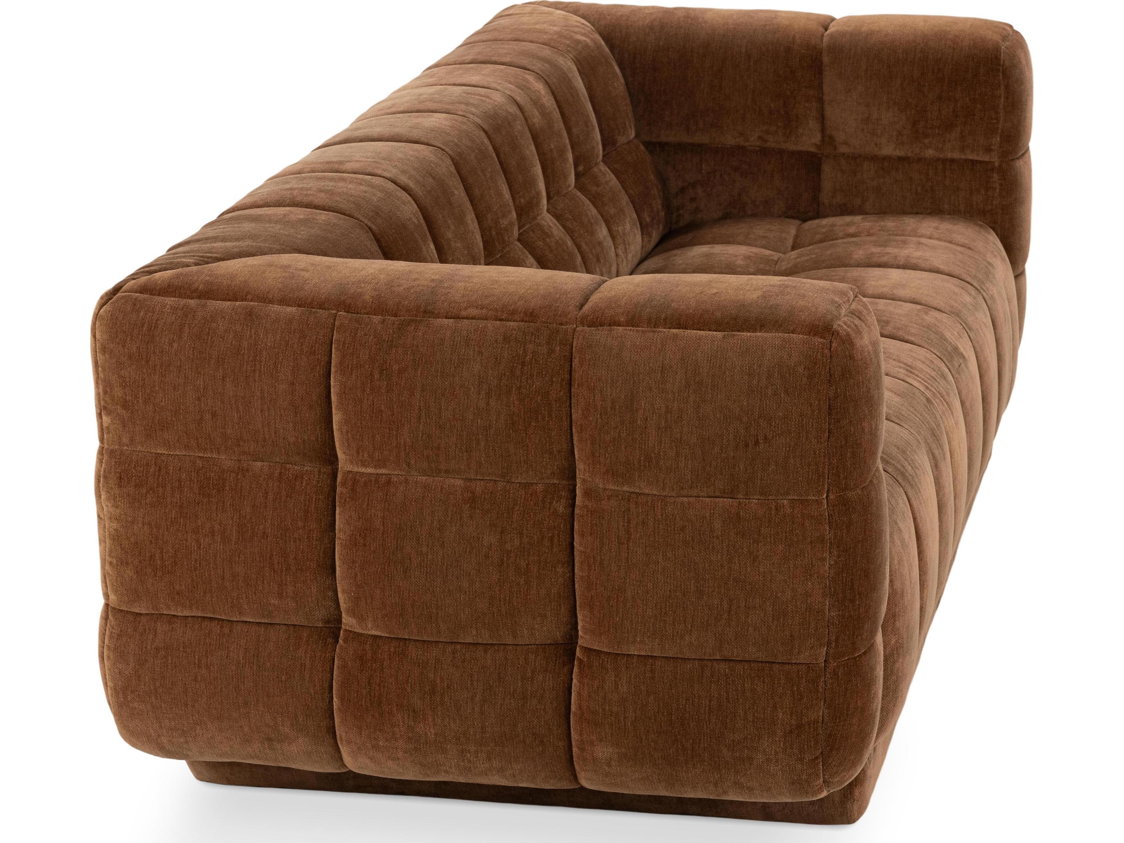Classic Home Thea Bronze Upholstered Sofa